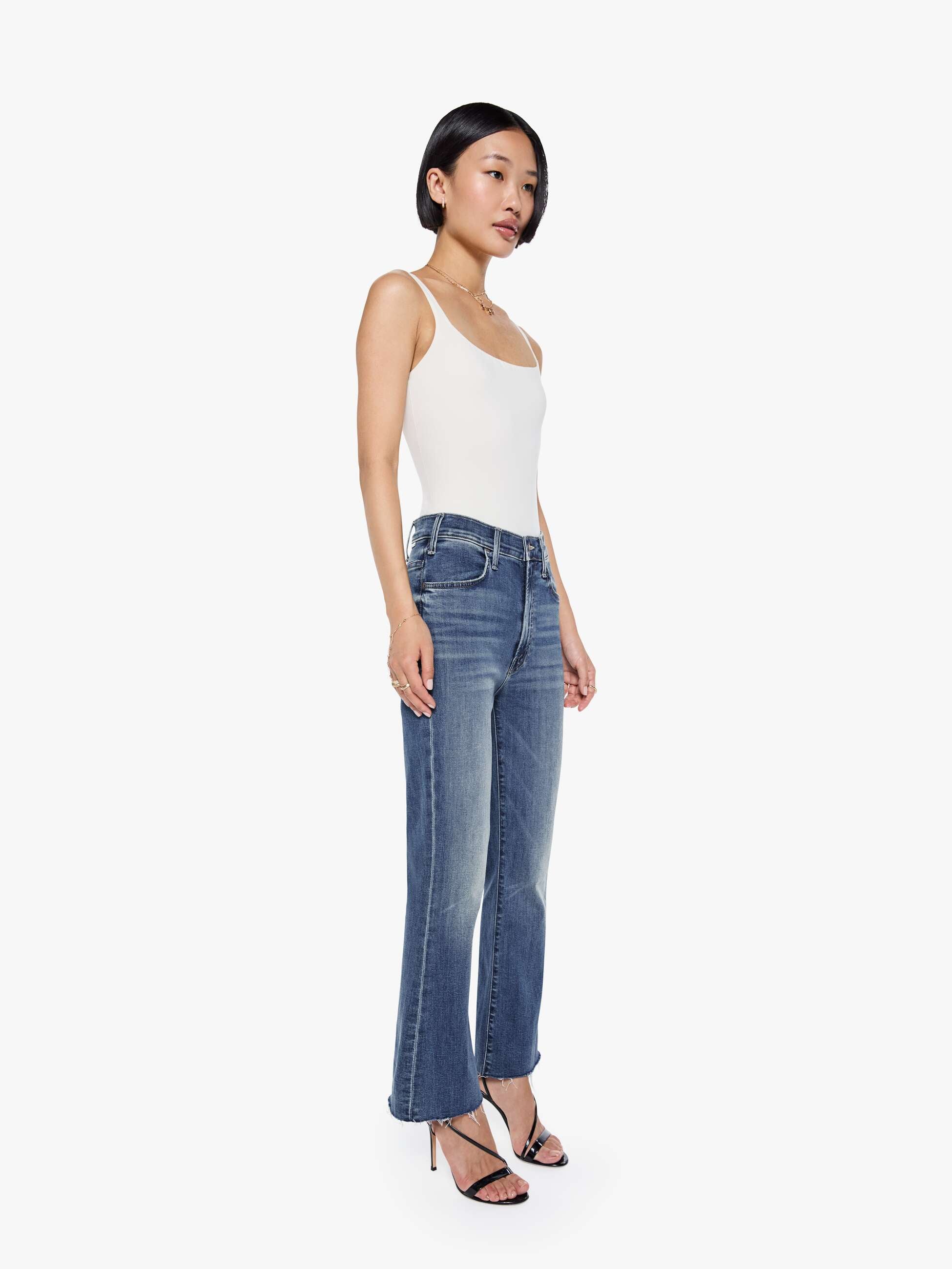 PETITES The Lil Hustler Ankle Fray