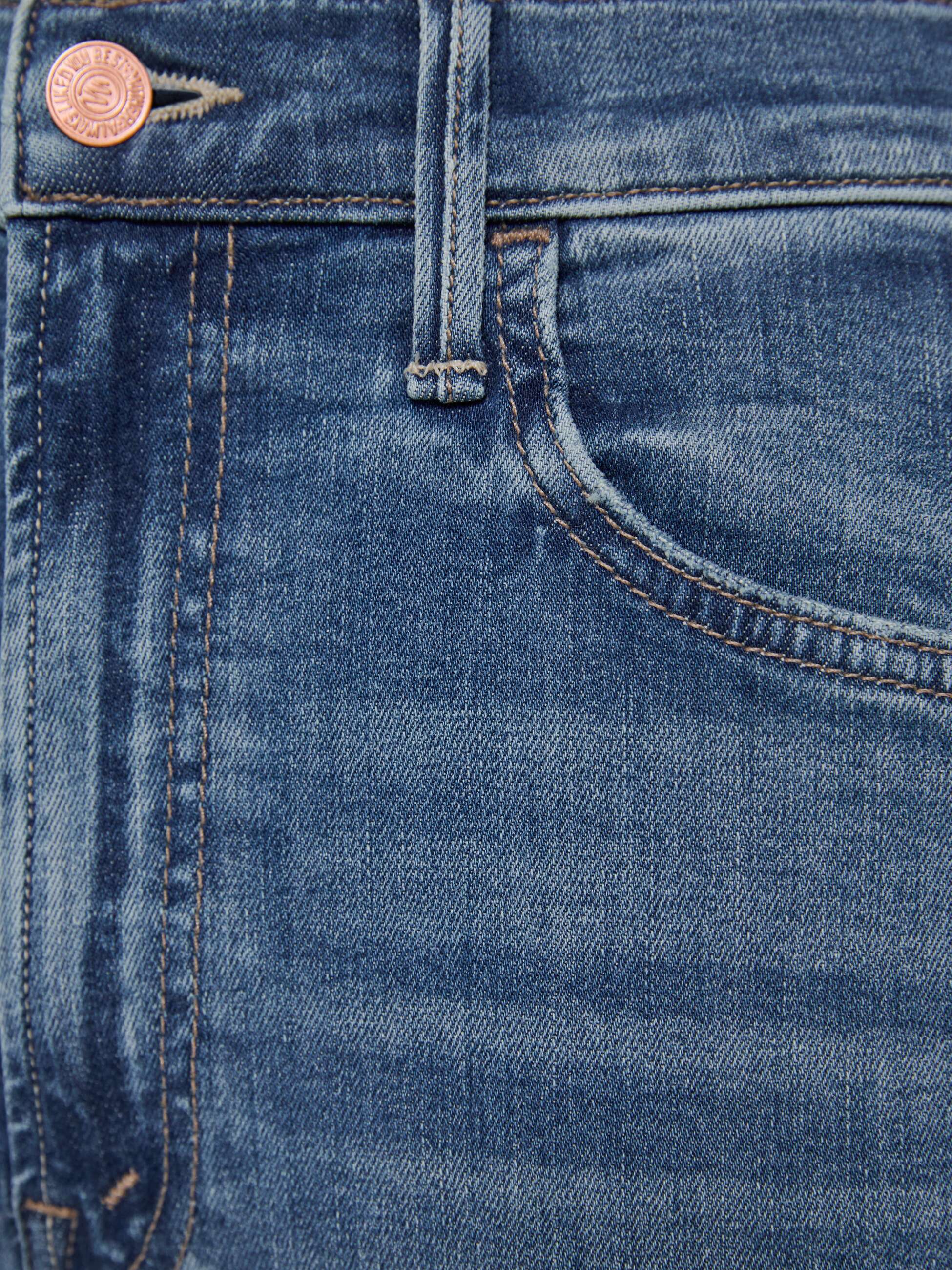 PETITES The Lil Hustler Ankle Fray - Healing Jar | MOTHER DENIM