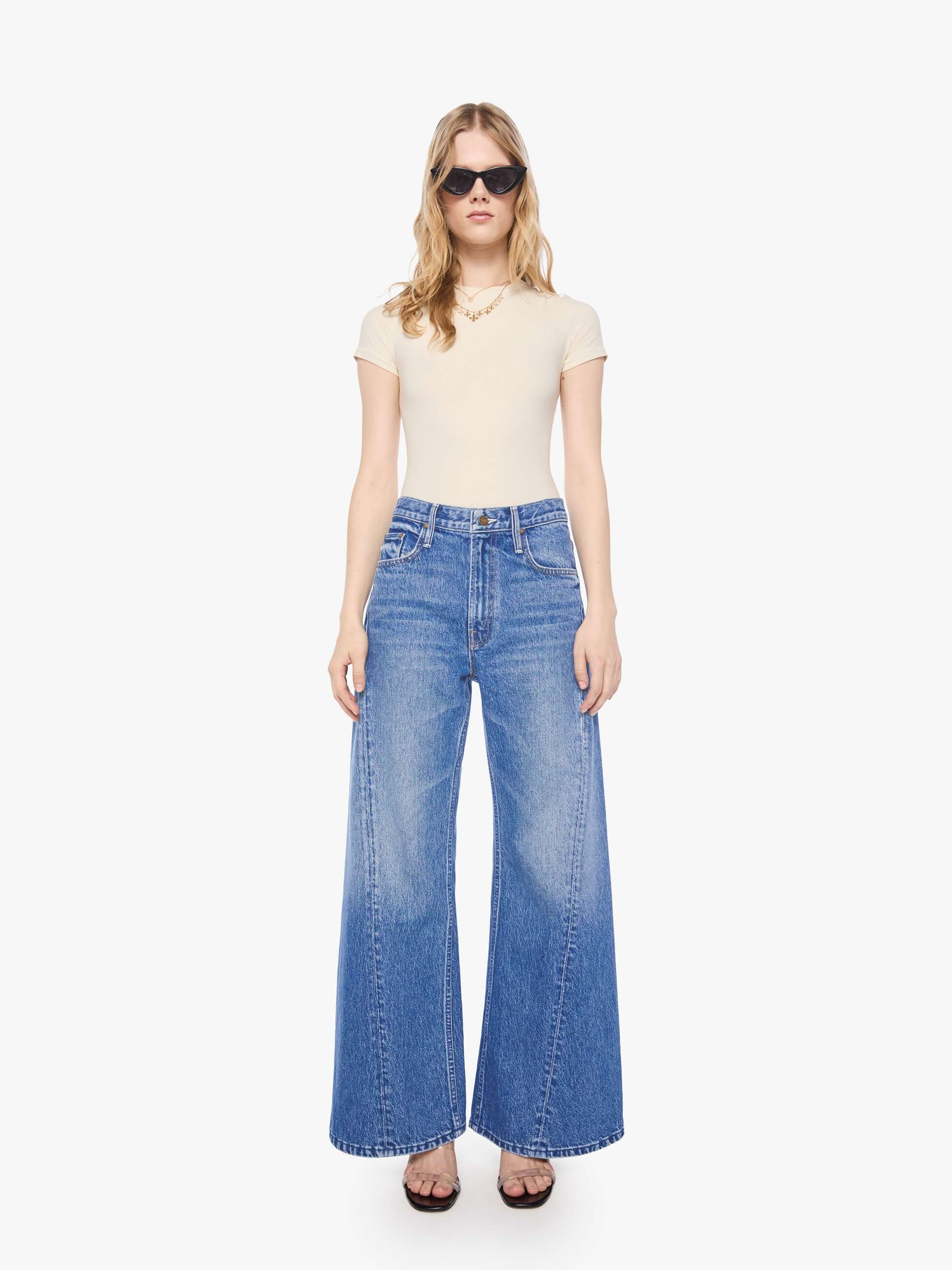 SLY L／W TWIST SIZING DENIM BLU 0 SLY L／W TWIST SIZING DENIM BLU