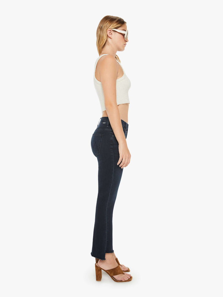PETITES THE LIL INSIDER CROP STEP FRAY NIGHT IN VENICE | MOTHER DENIM