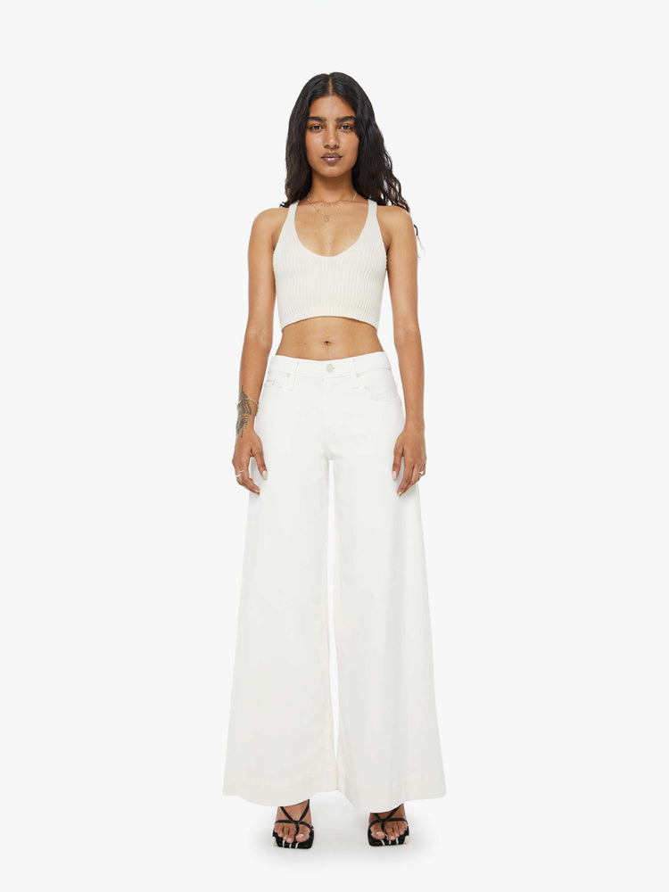 PETITES The Lil Mid Rise Headliner Sneak - Cream Puffs