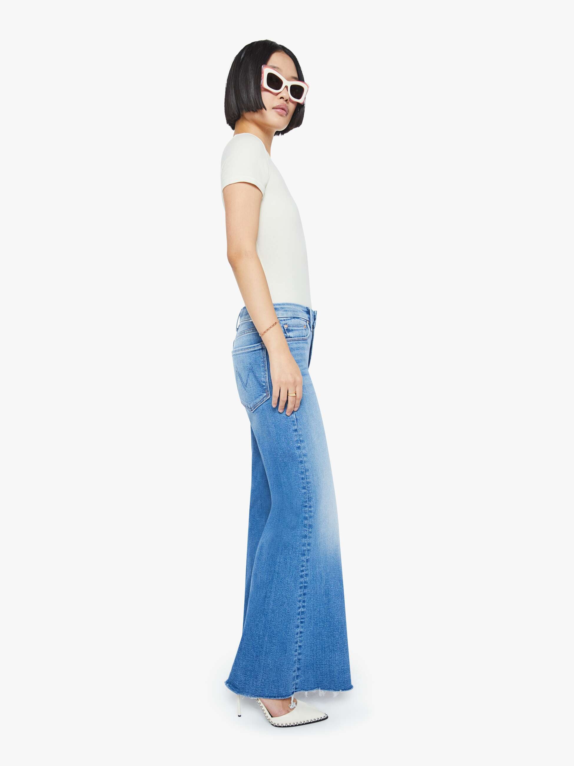 PETITES The Lil Roller Fray - Fan Favorite | MOTHER DENIM