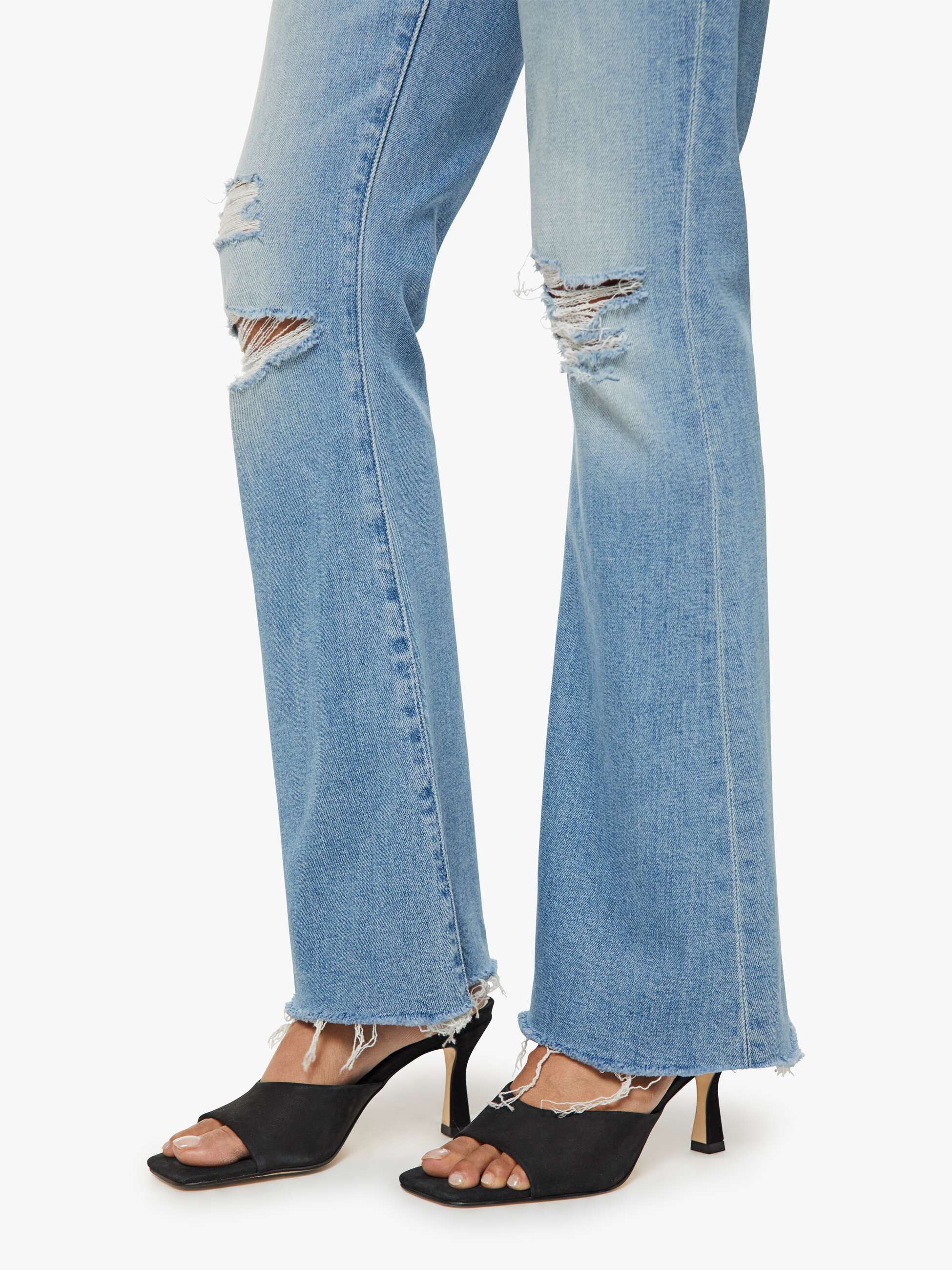 PETITES The Lil Weekender Fray - Chaos Is Calling | MOTHER DENIM