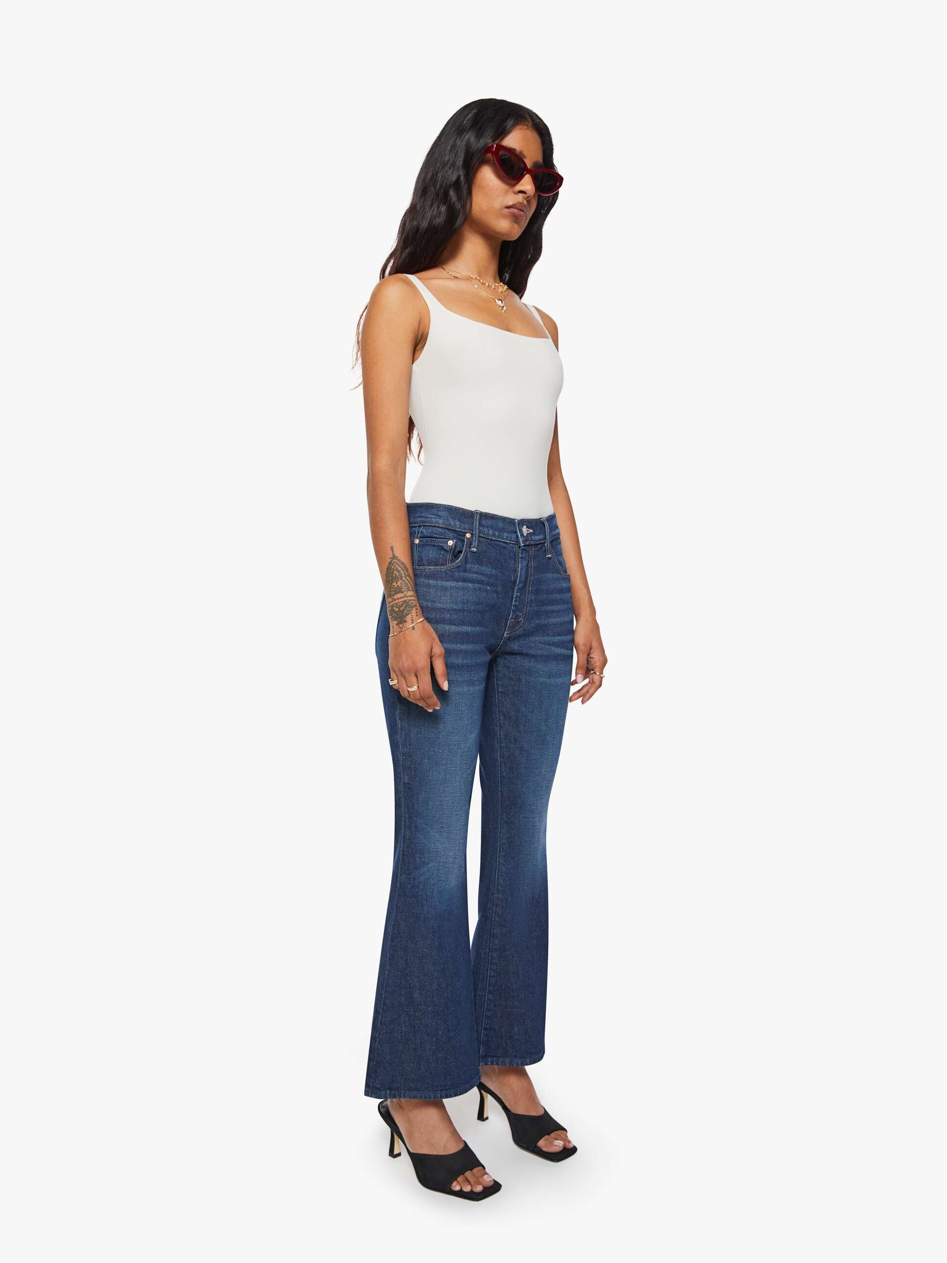 PETITES The Lil Runaway - Pinkies Up! | MOTHER DENIM
