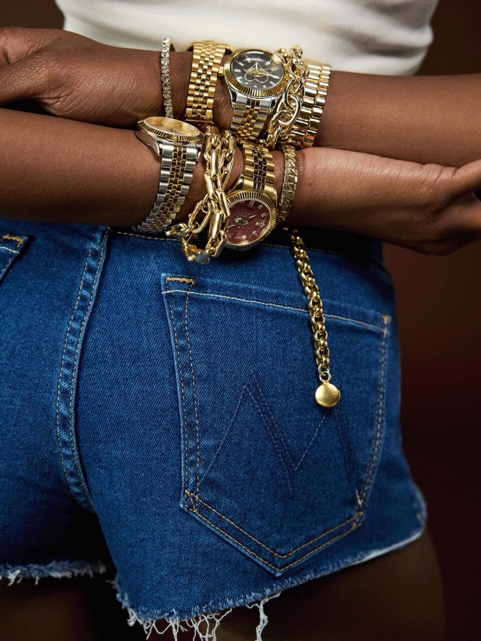 The Hustler Short Short Fray - Side Gig | MOTHER DENIM