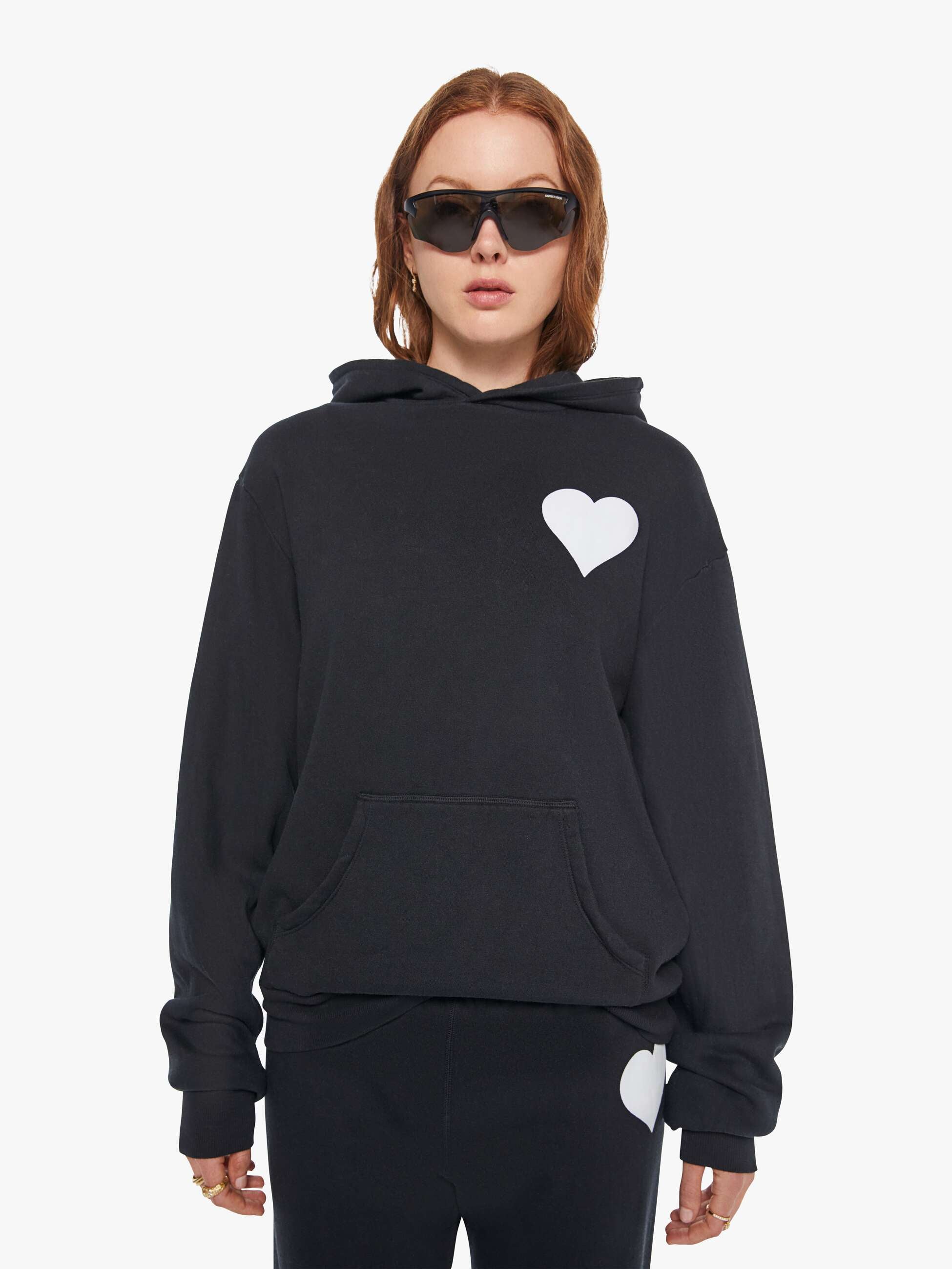 SPRWMN Heart Hoodie - Black