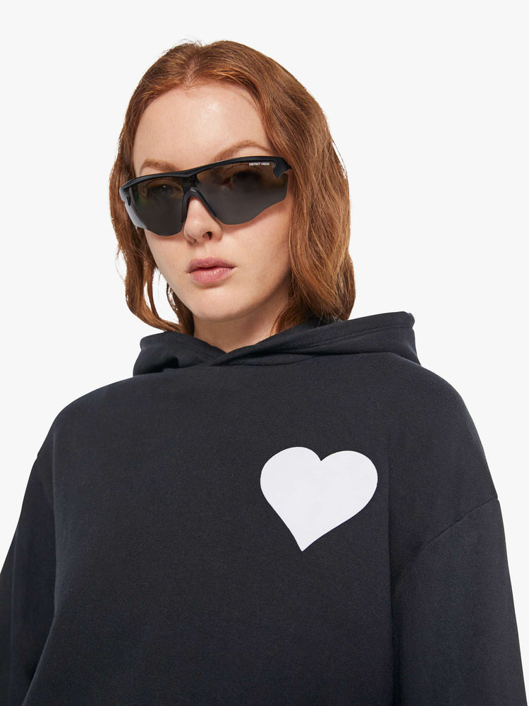 SPRWMN Heart Hoodie - Black