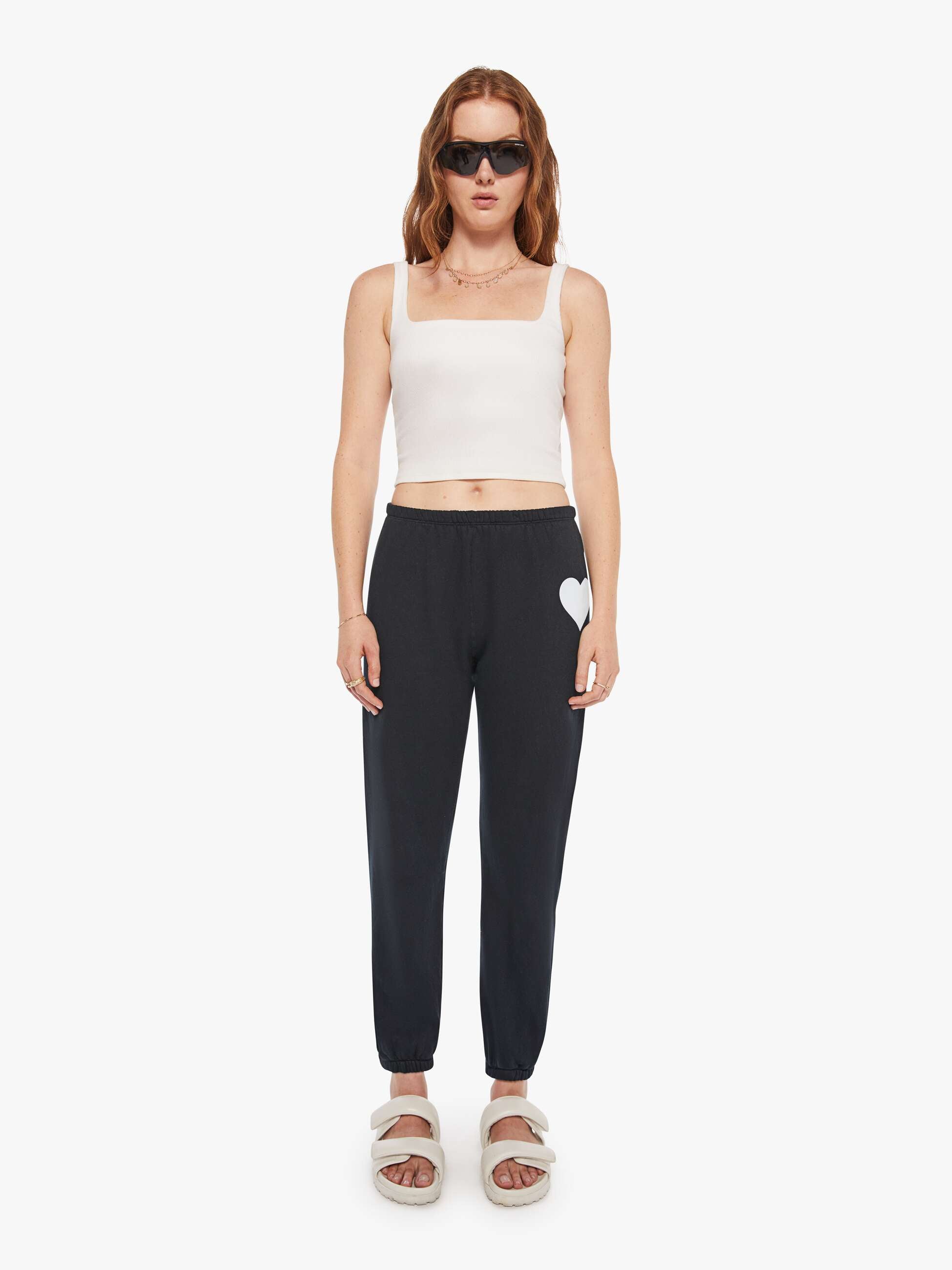 SPRWMN Heart Sweatpant - Black