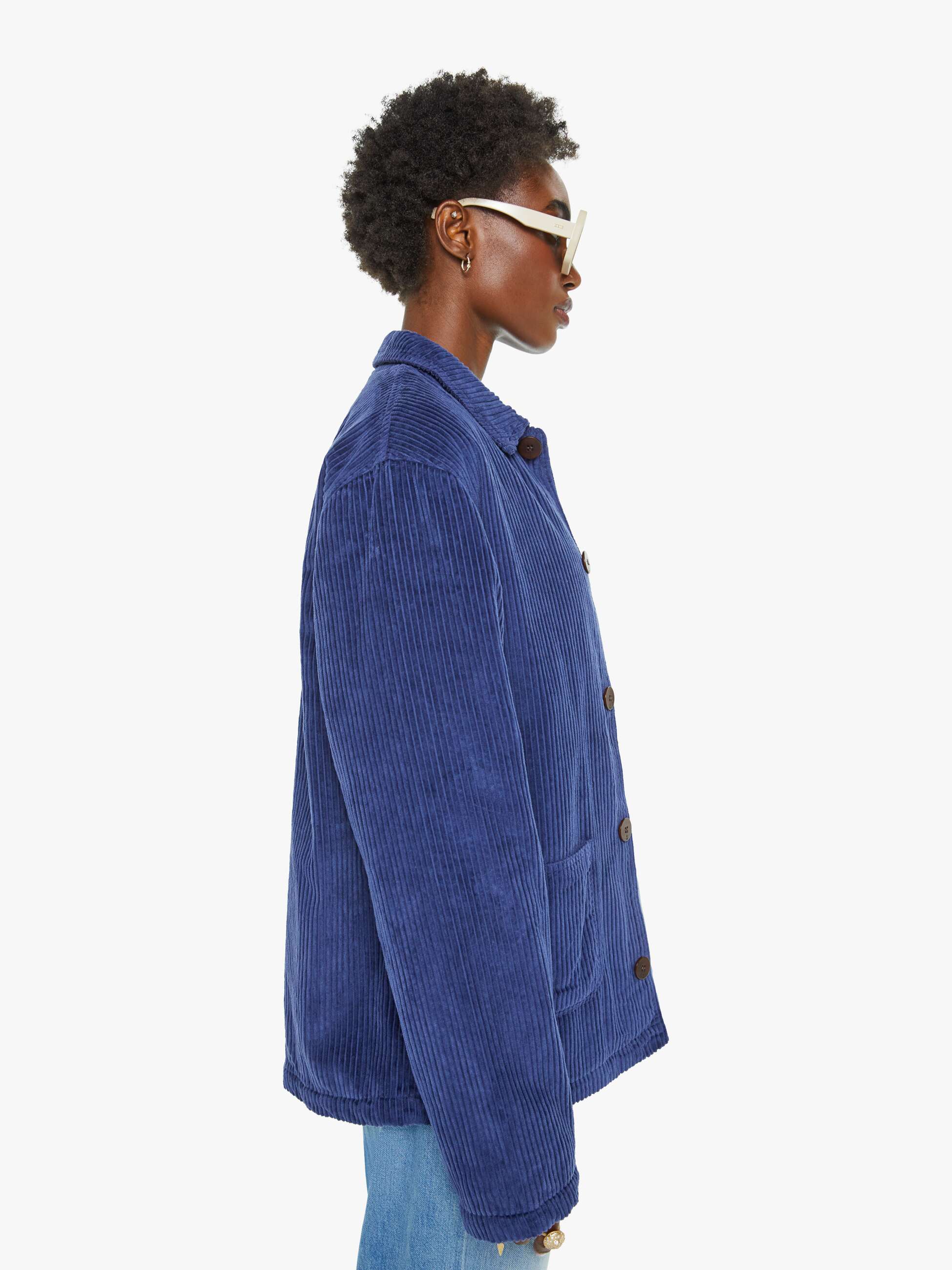 La Paz Baptista Jacket - Blue Ocean | MOTHER DENIM