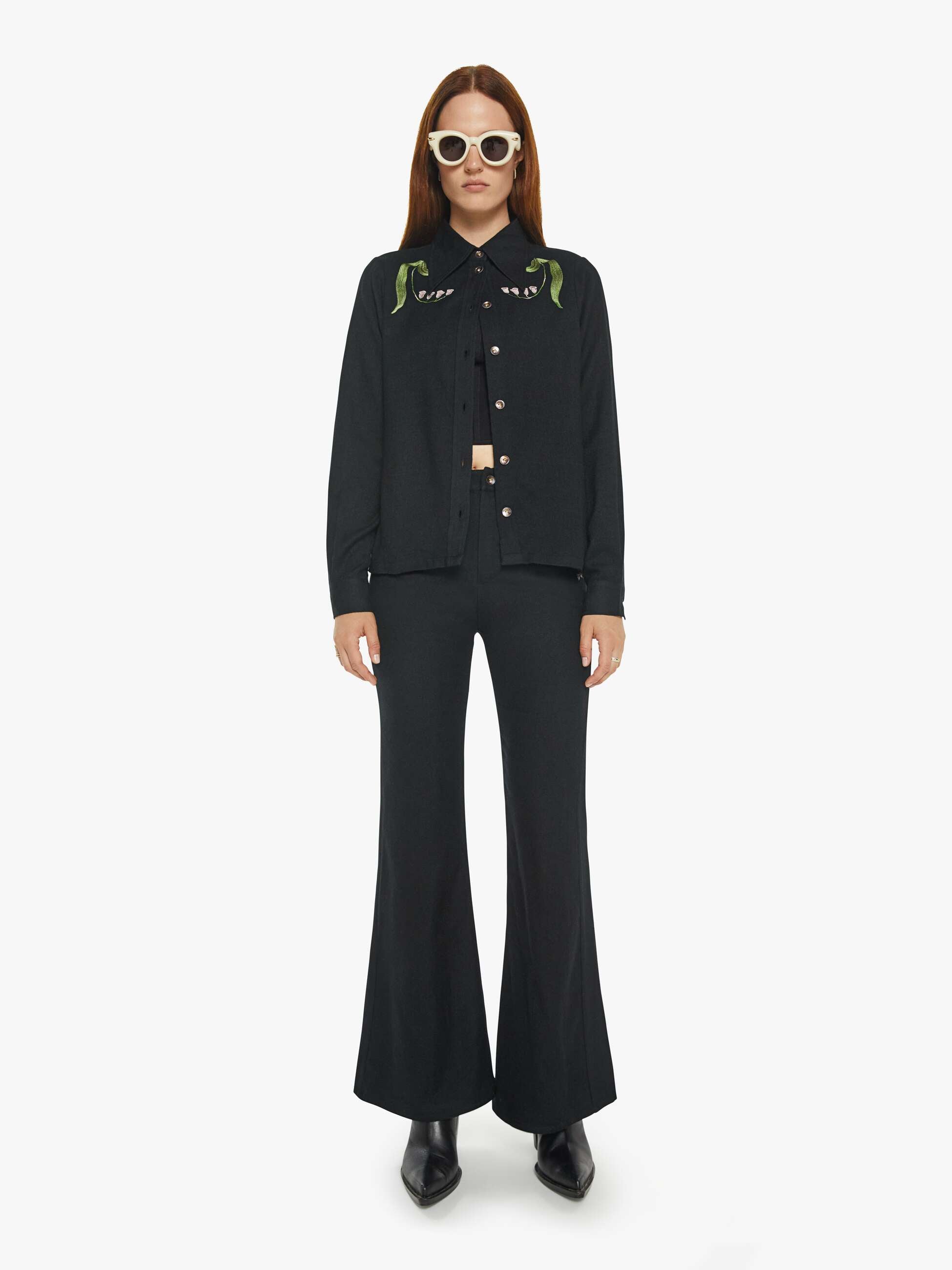 Alix of Bohemia Dolly Shirt - Lily Valley | MOTHER DENIM