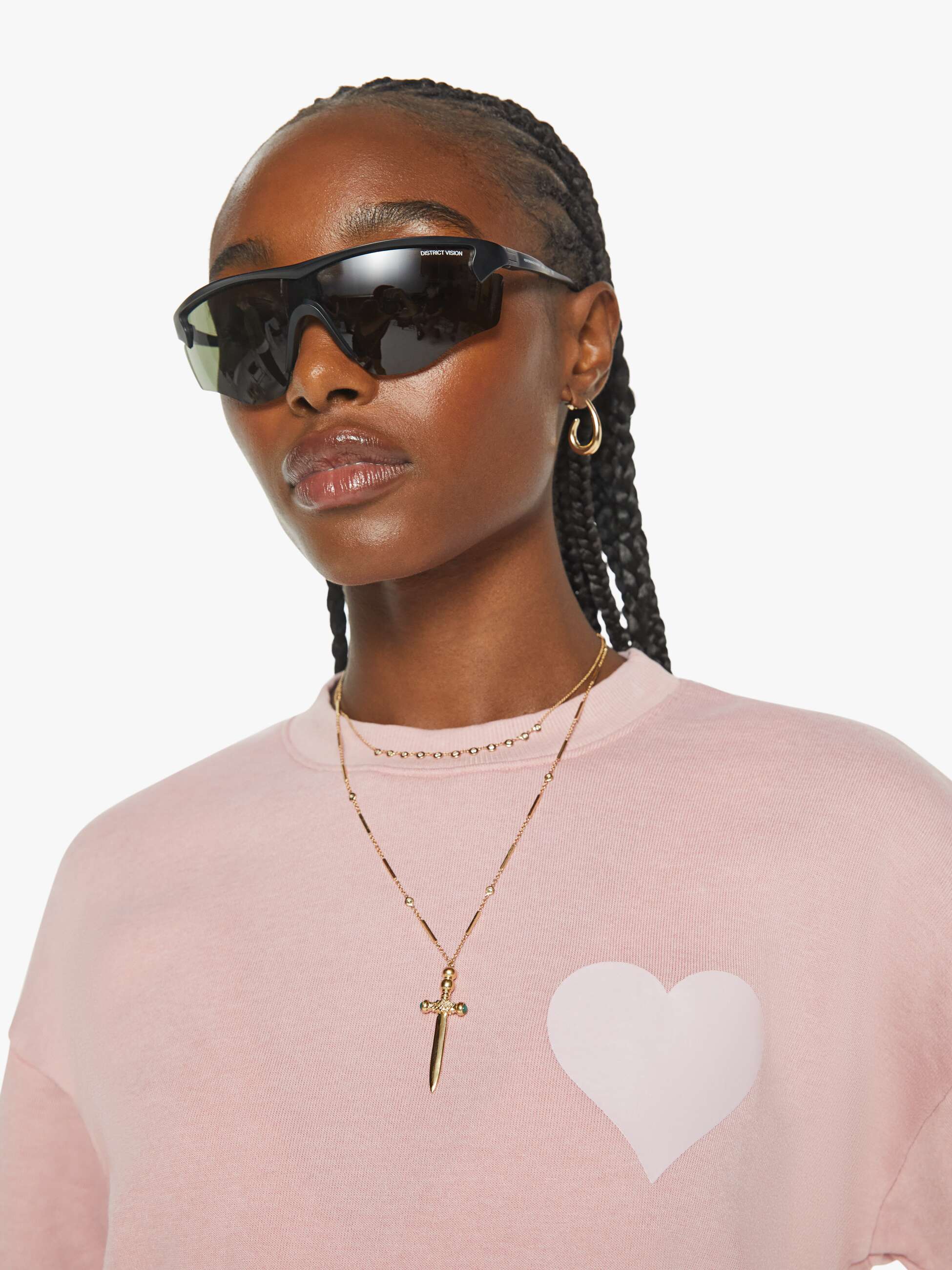 SPRWMN Heart Sweatshirt - Camelia | MOTHER DENIM