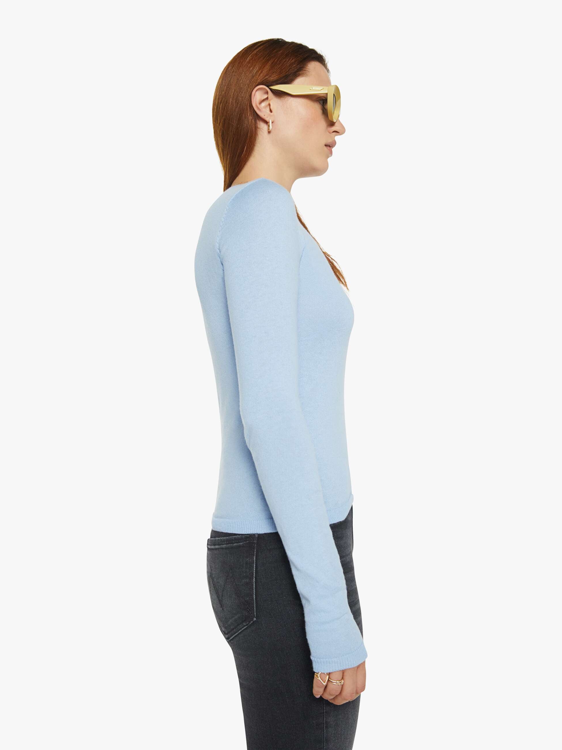 XiRENA Crewe Sweater - Salt Blue | MOTHER DENIM
