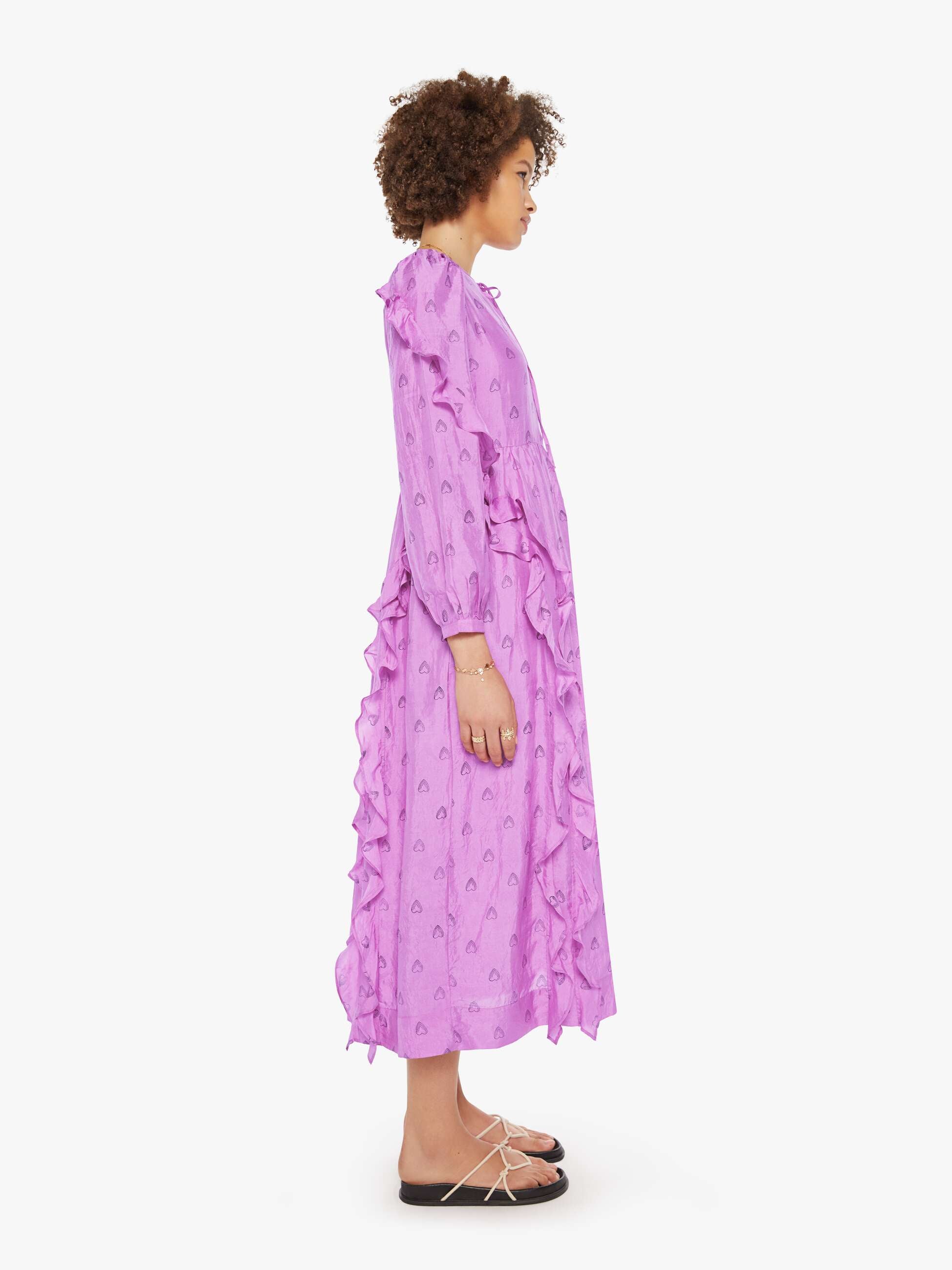 Alix Of Bohemia Lina Dress - Fuchsia Heart | MOTHER DENIM