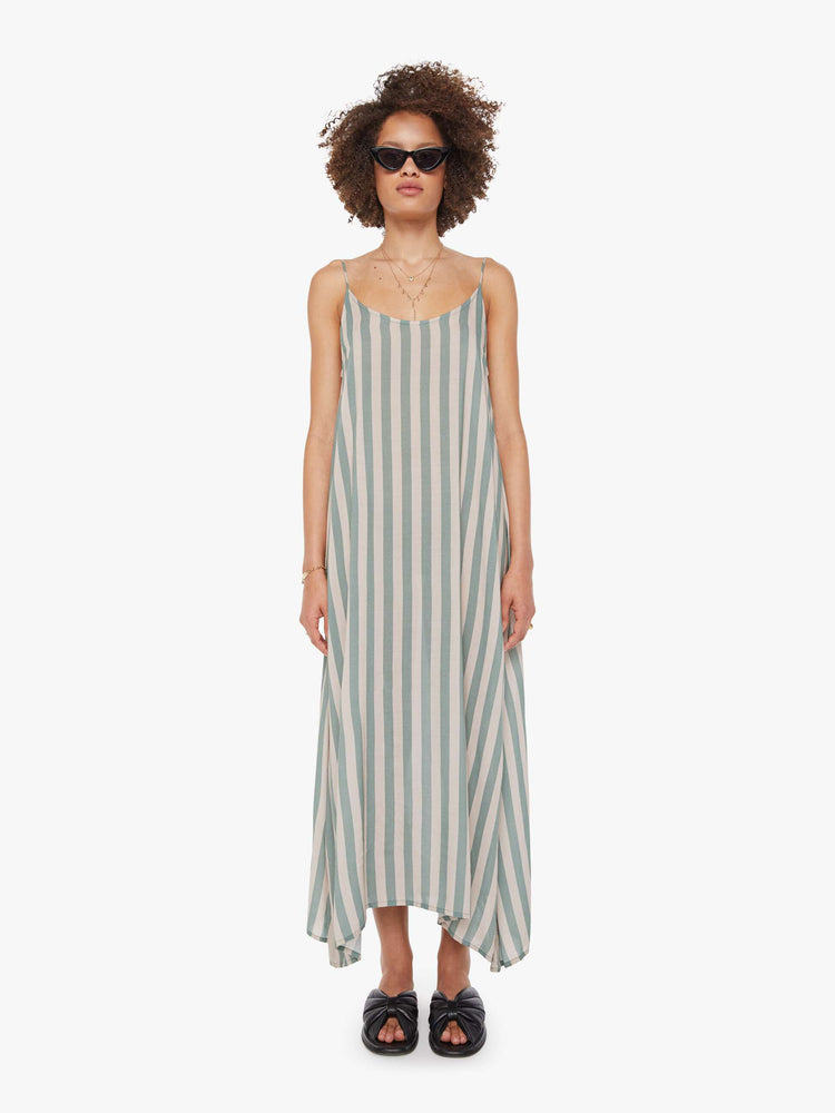 Natalie Martin Heather Maxi Dress - Thick Stripe Jade | MOTHER DENIM Natalie Martin Heather Maxi Dress - Thick Stripe Jade | MOTHER DENIM