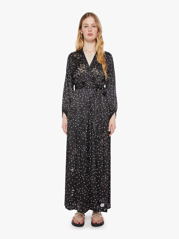 Natalie Martin Nico L/S Maxi - Midnight Burnout | MOTHER DENIM Natalie Martin Nico L/S Maxi - Midnight Burnout | MOTHER DENIM
