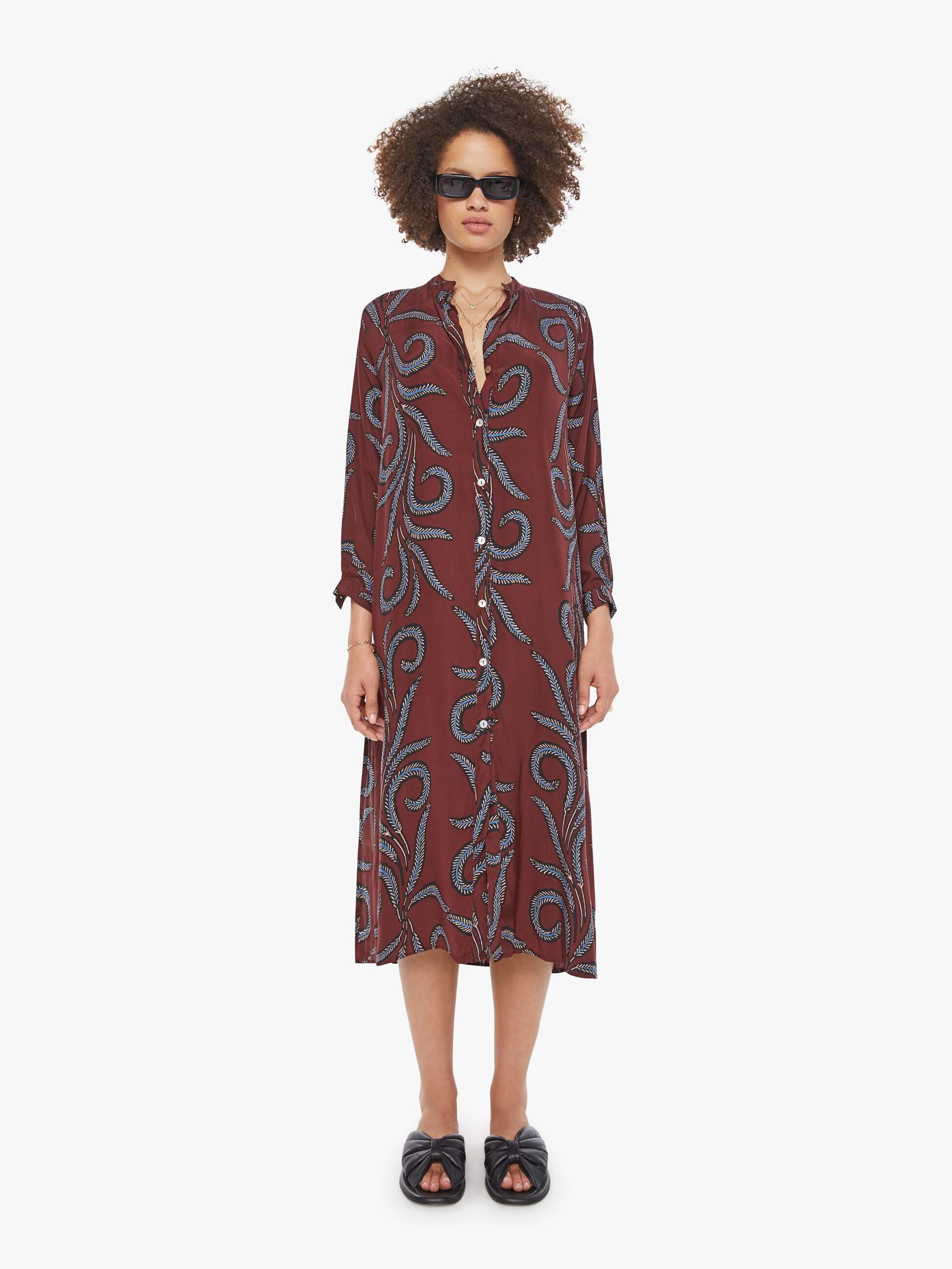Natalie Martin MB Dress - Feather Bordeaux