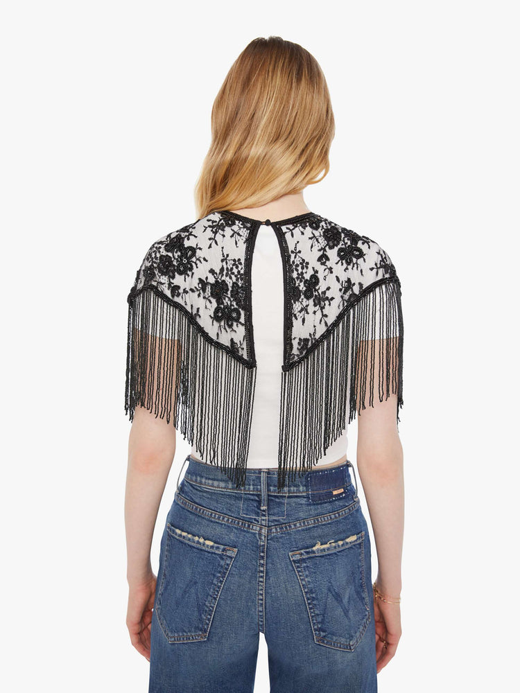 Alix of Bohemia Flou Lace Capelet - Night Ride