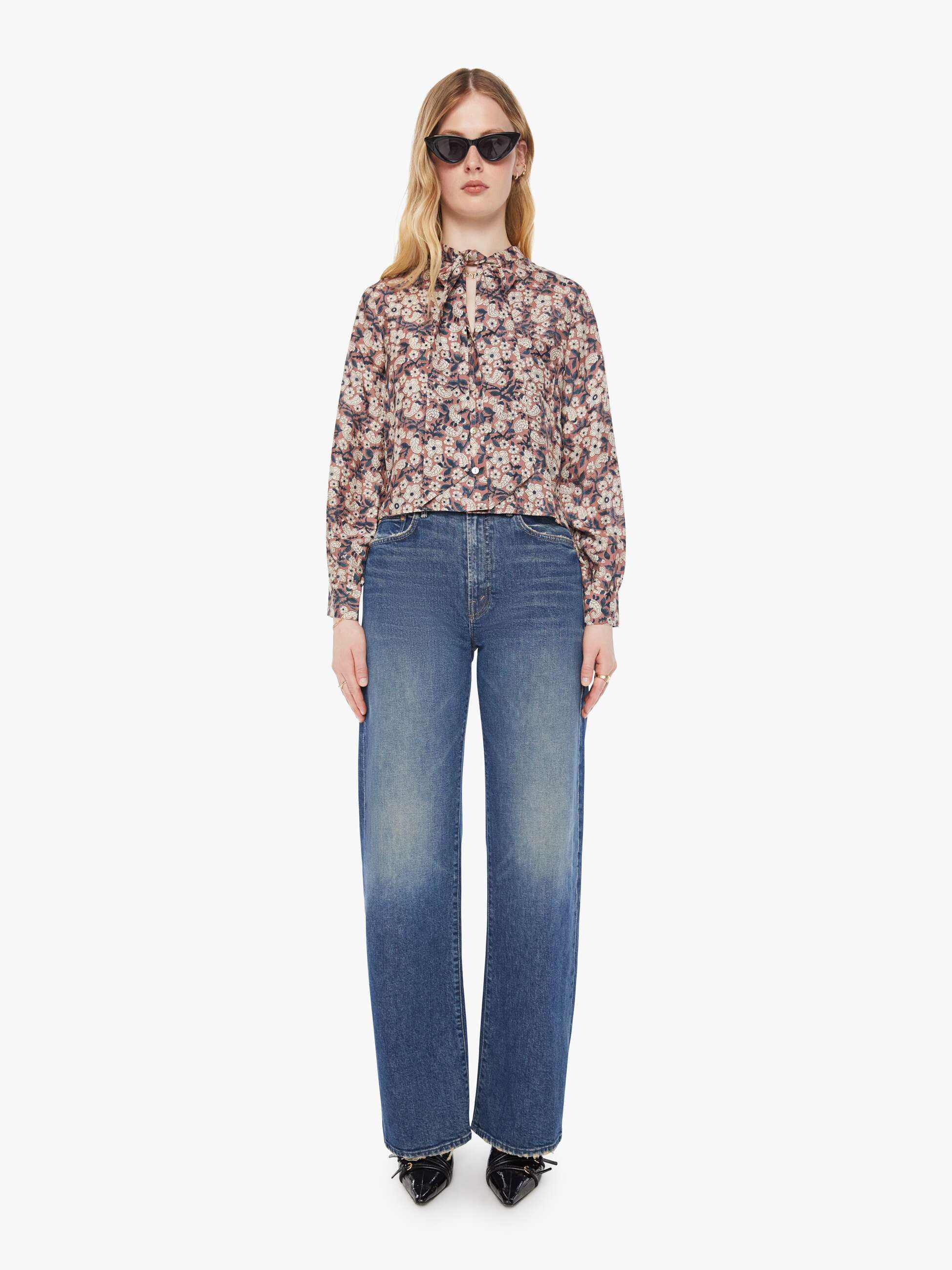 Alix of Bohemia Chancery Shirt - Sepia | MOTHER DENIM