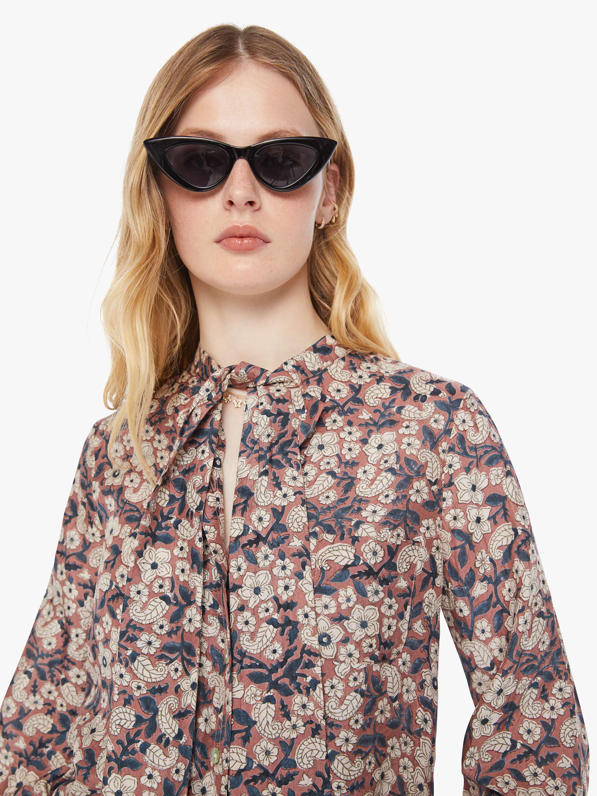Alix of Bohemia Chancery Shirt - Sepia | MOTHER DENIM