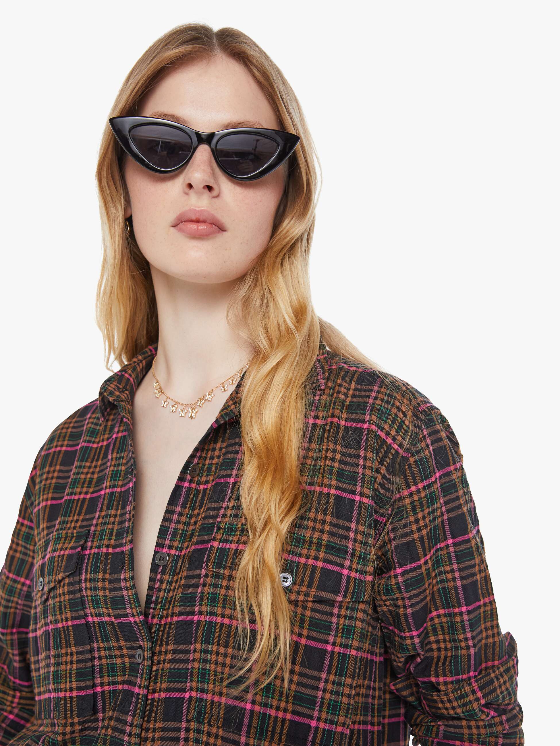 XiRENA Natalie Dress - Espresso Plaid | MOTHER DENIM