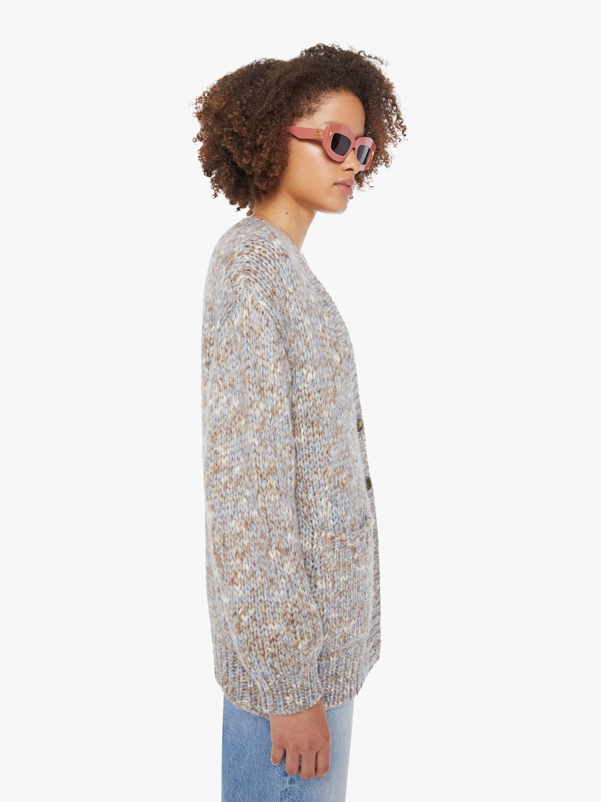 c.lina♡ XiRENA Marvin Sweater - Light Blue Melange | MOTHER DENIM