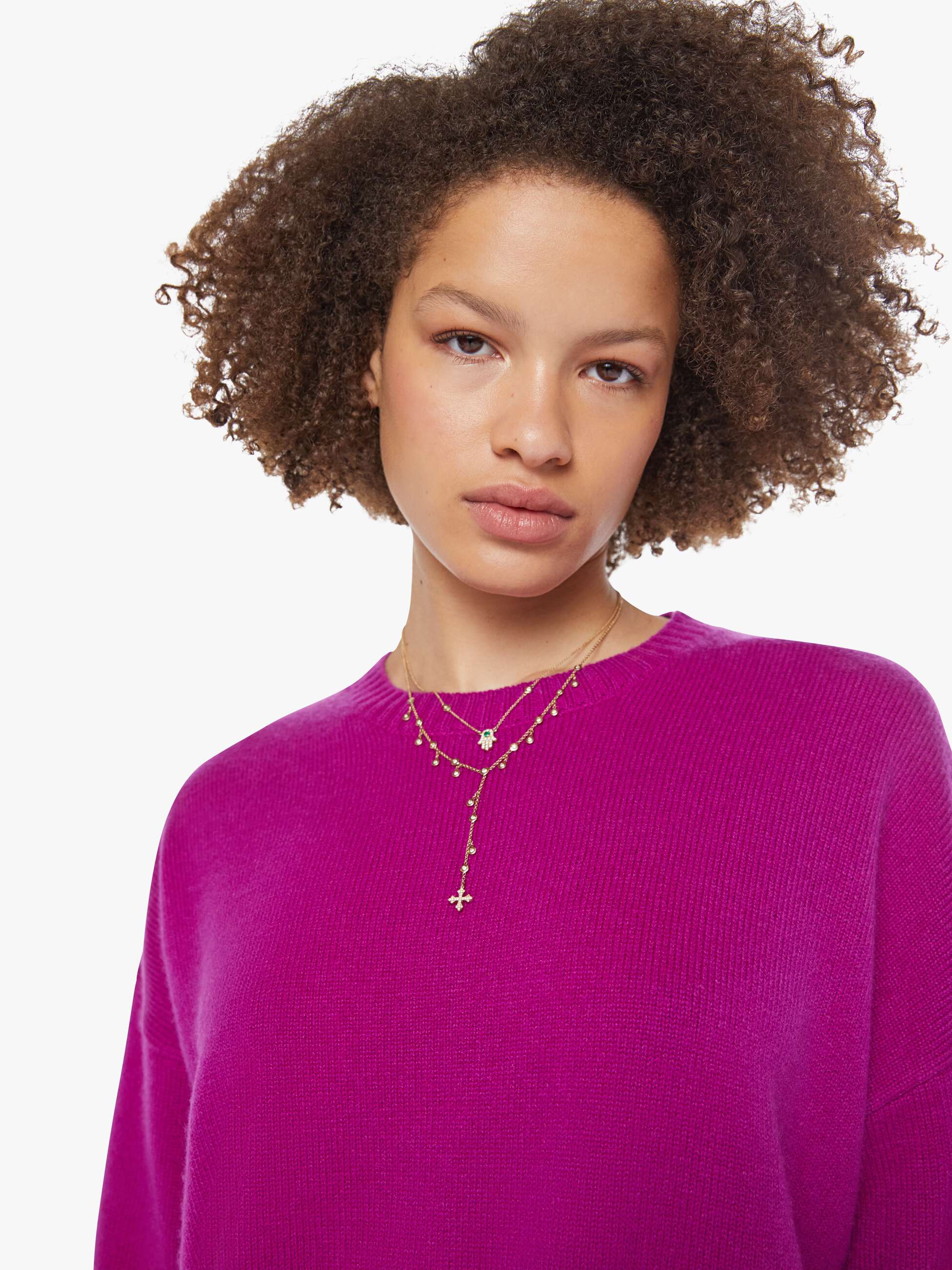 XiRENA Lela Sweater - Electric Violet | MOTHER DENIM