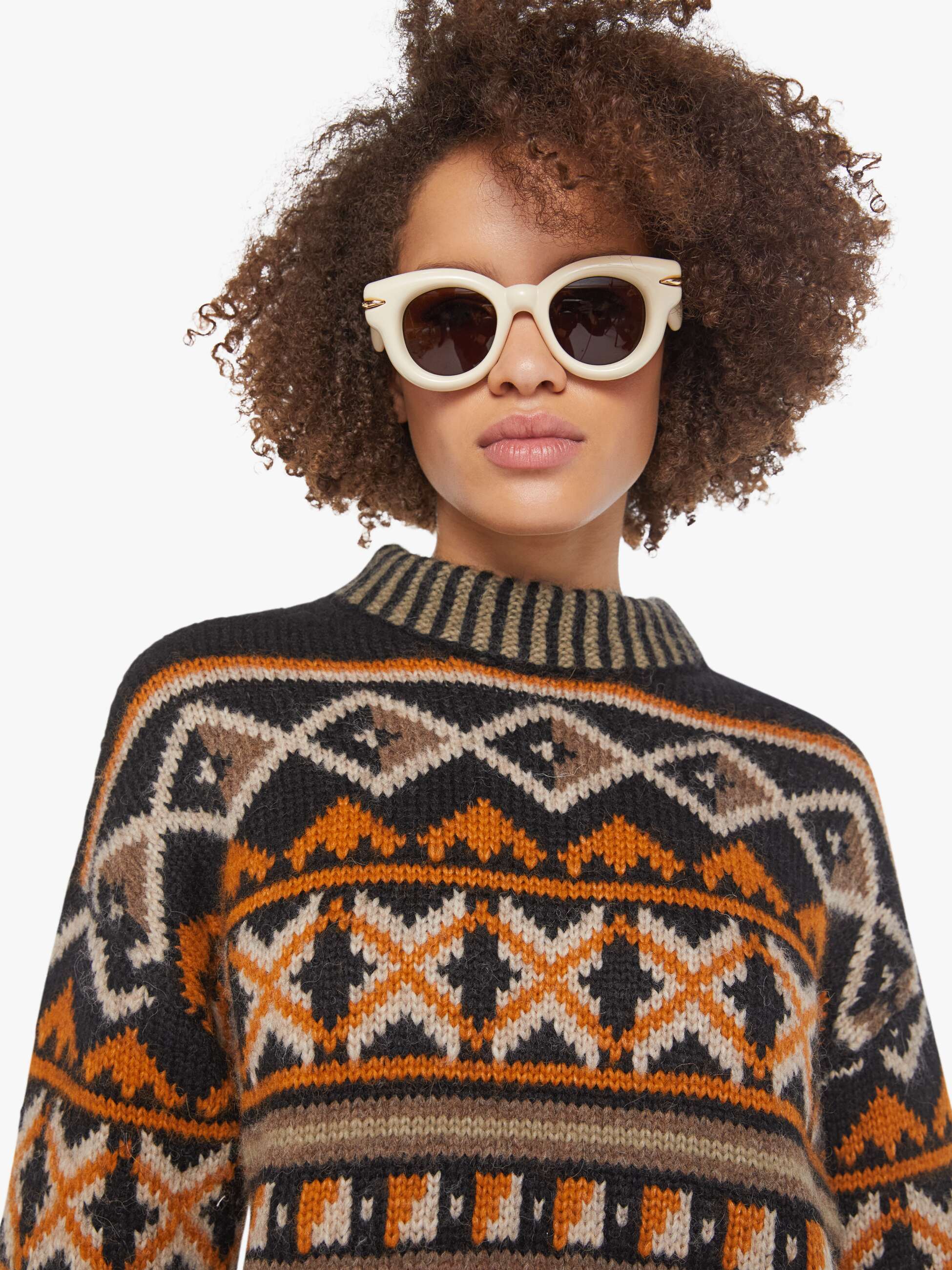 トップス Loved one Logo Jacquard Knit candy M Maria Cher Candy Pullover - Kravitz | MOTHER DENIM
