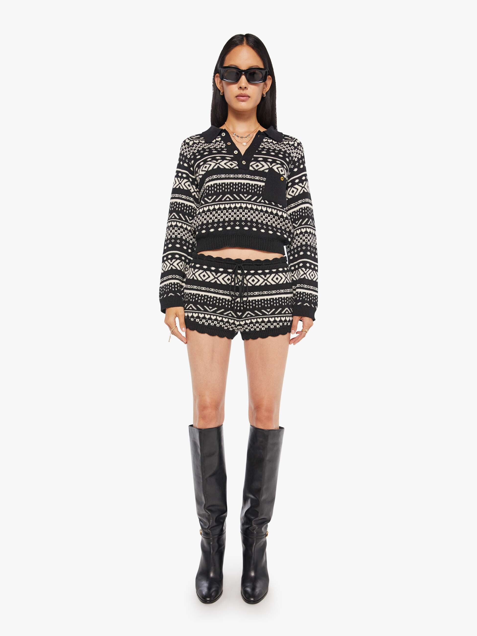 melt the lady メルトザレディ contrast knot tops Zaida - Embroidered top | CLOTHING - Luisa Spagnoli