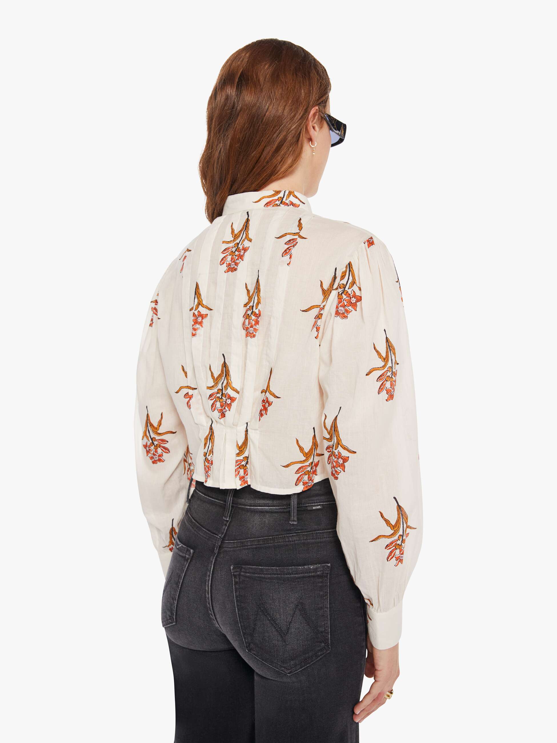 Alix Of Bohemia Ryland Shirt - Persimmon Flower | MOTHER DENIM