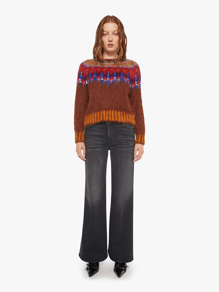 Maria Cher Brookside Creek Sweater - Brick