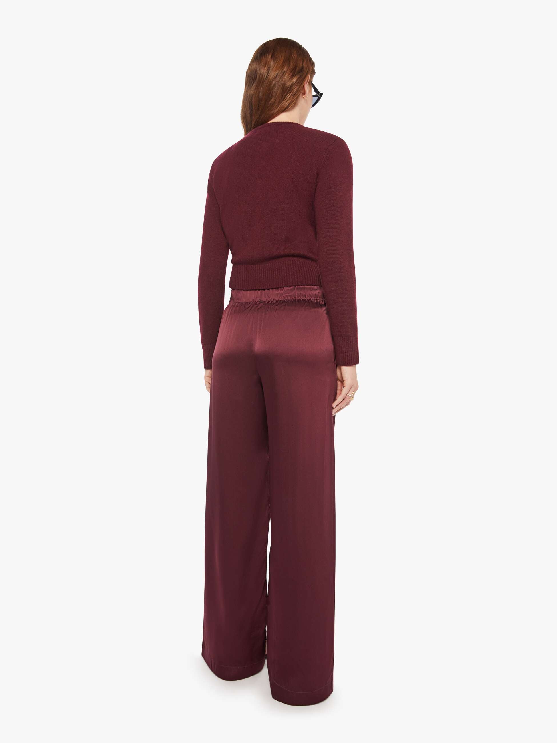 SABLYN Brynn Pant - Bordeaux | MOTHER DENIM