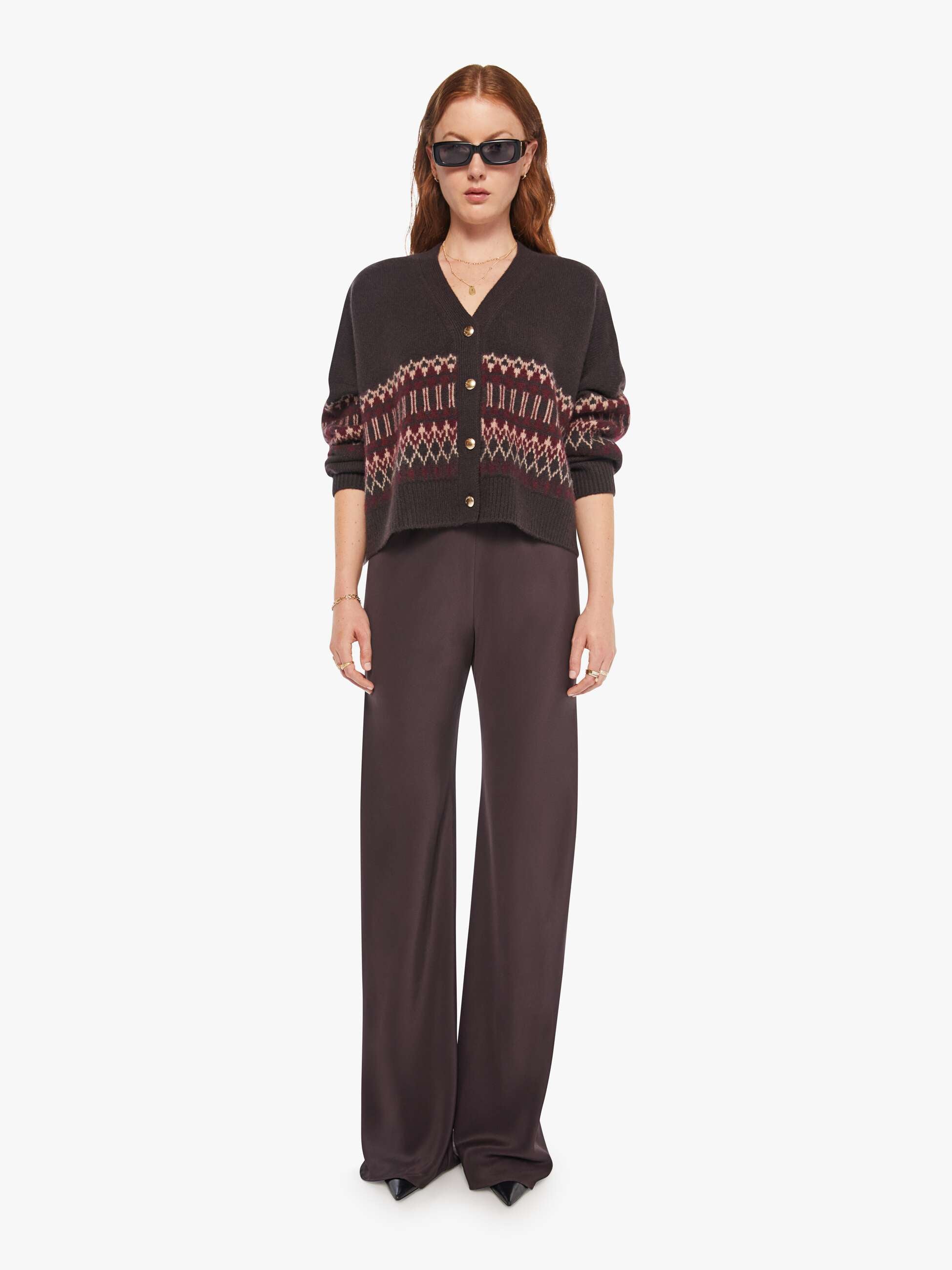 SABLYN Elliot B Cardigan - Oak Tree Multi | MOTHER DENIM