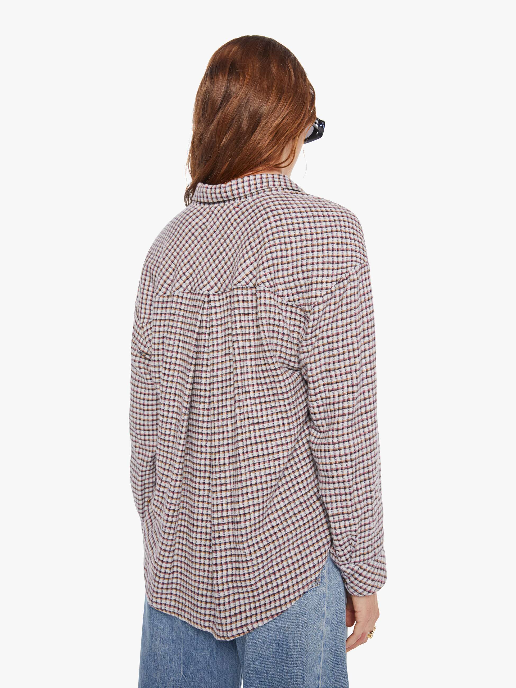 XiRENA Jordy Shirt - Baby Blue Check | MOTHER DENIM