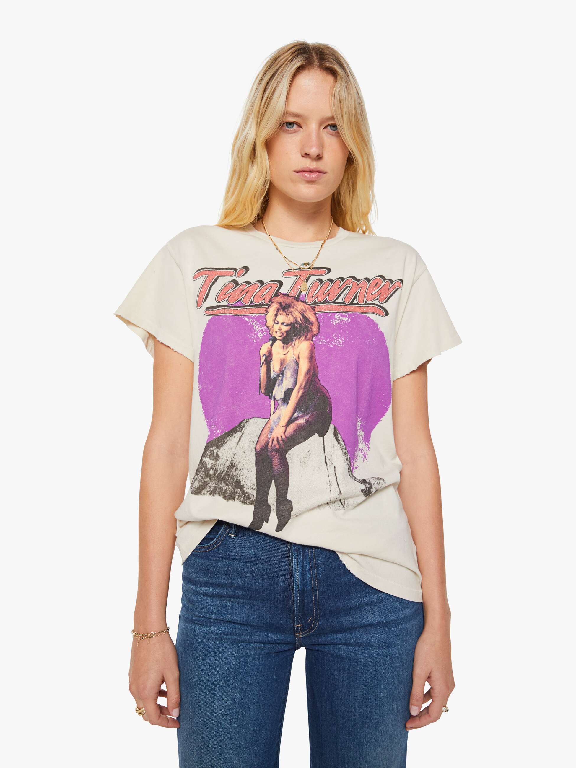 MadeWorn Tina Turner Tee - Tan