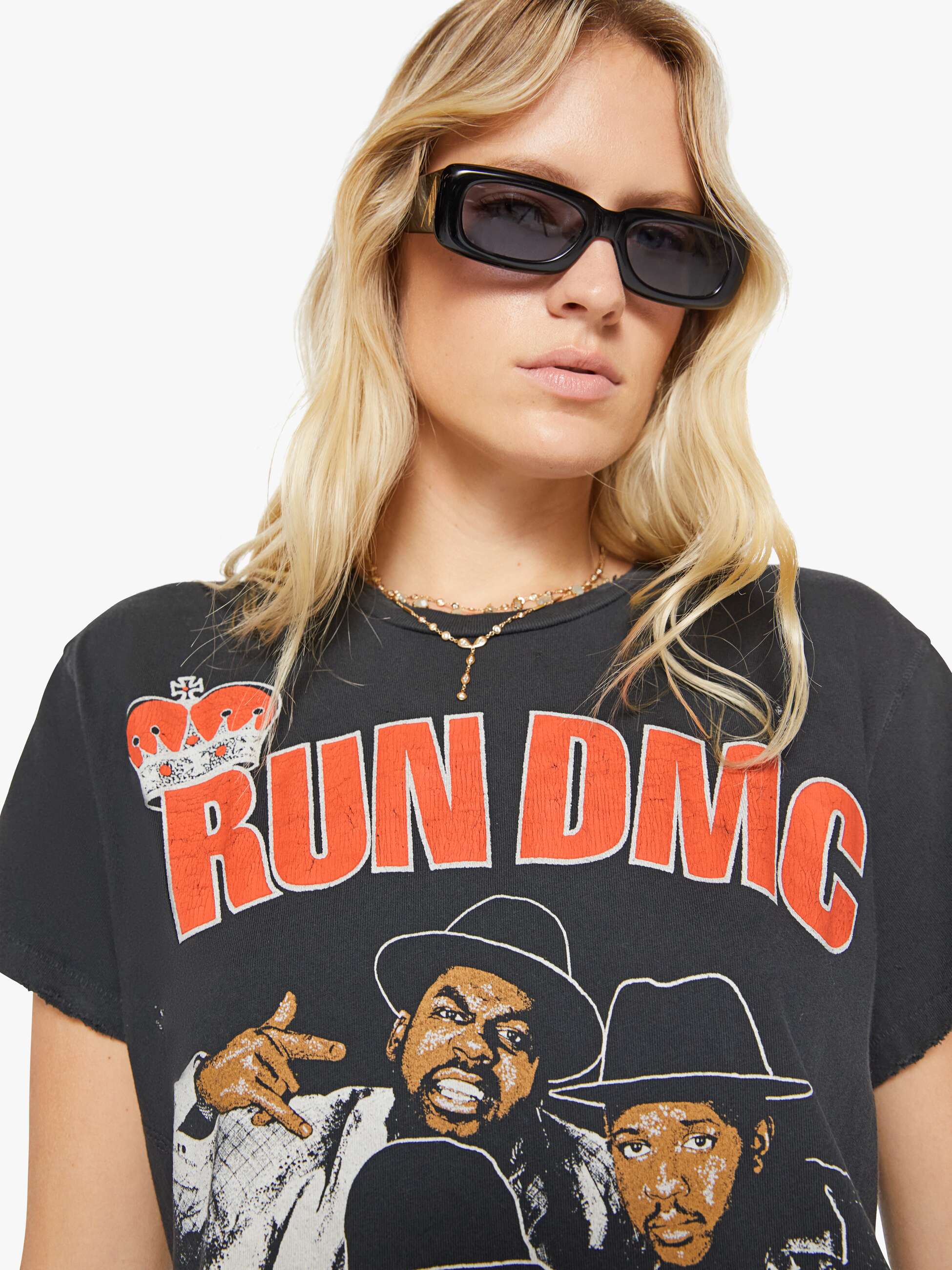 【DAI様用】PERPETUAL / What A Cruel World MadeWorn Run DMC Tee - Coal | MOTHER DENIM