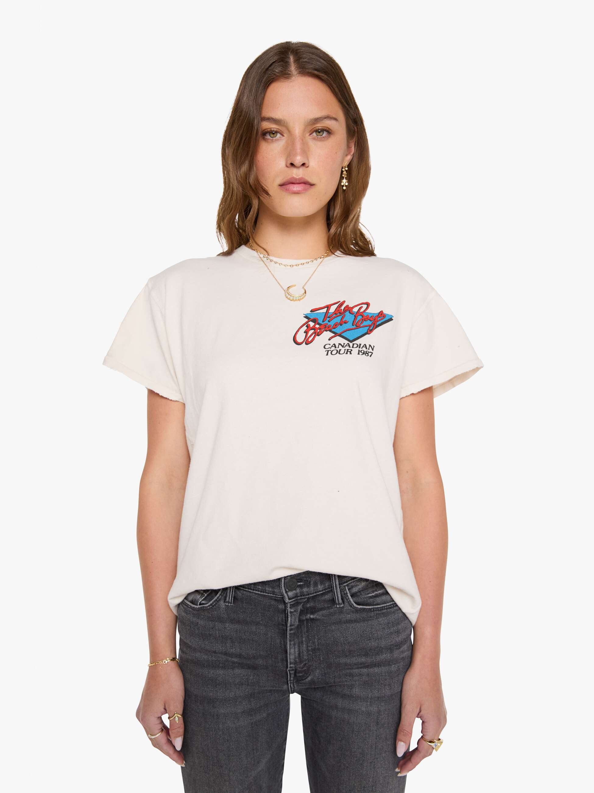 MadeWorn The Beach Boys Tees - Vintage White