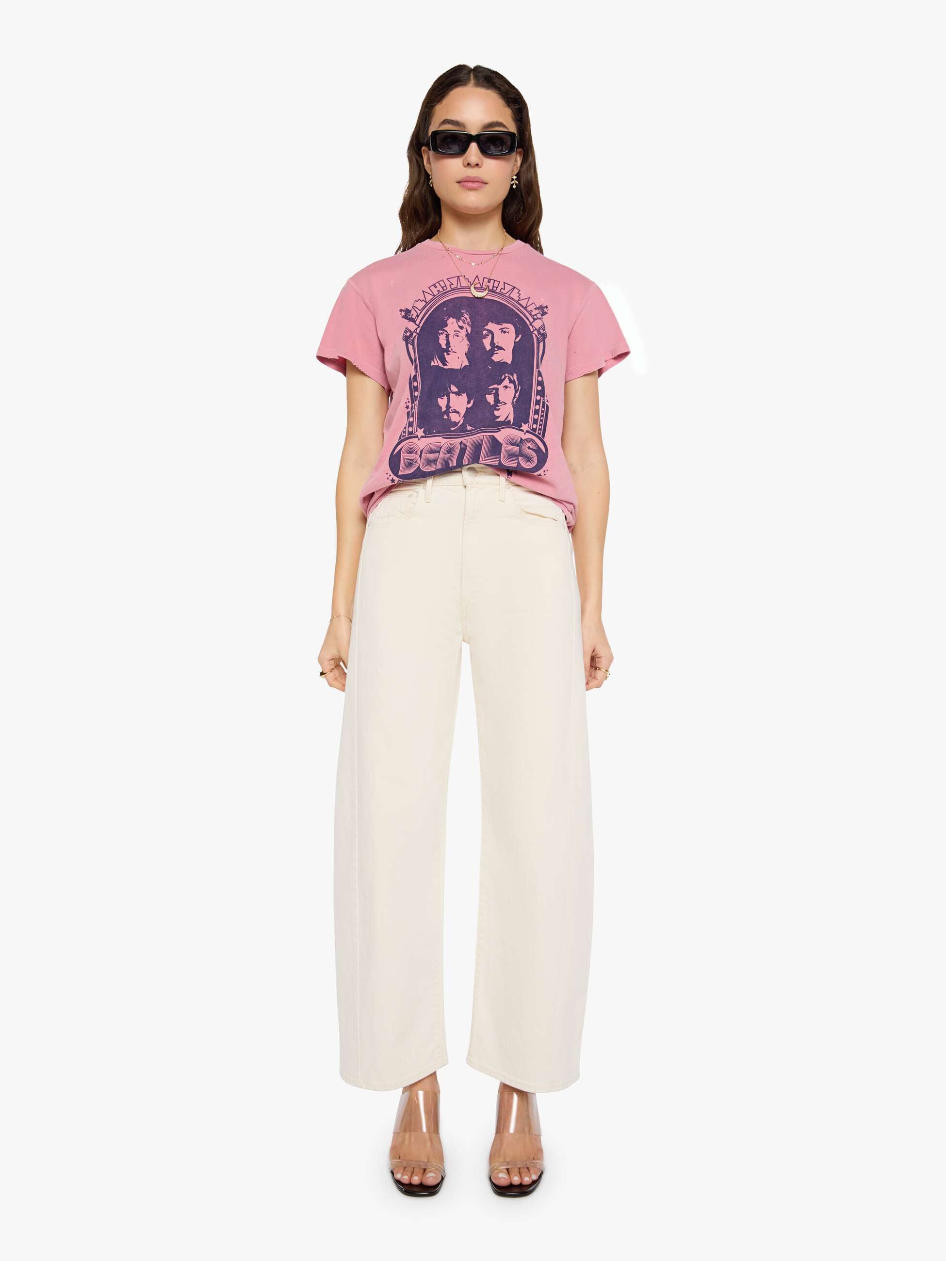 MadeWorn The Beatles Tee - Petal | MOTHER DENIM