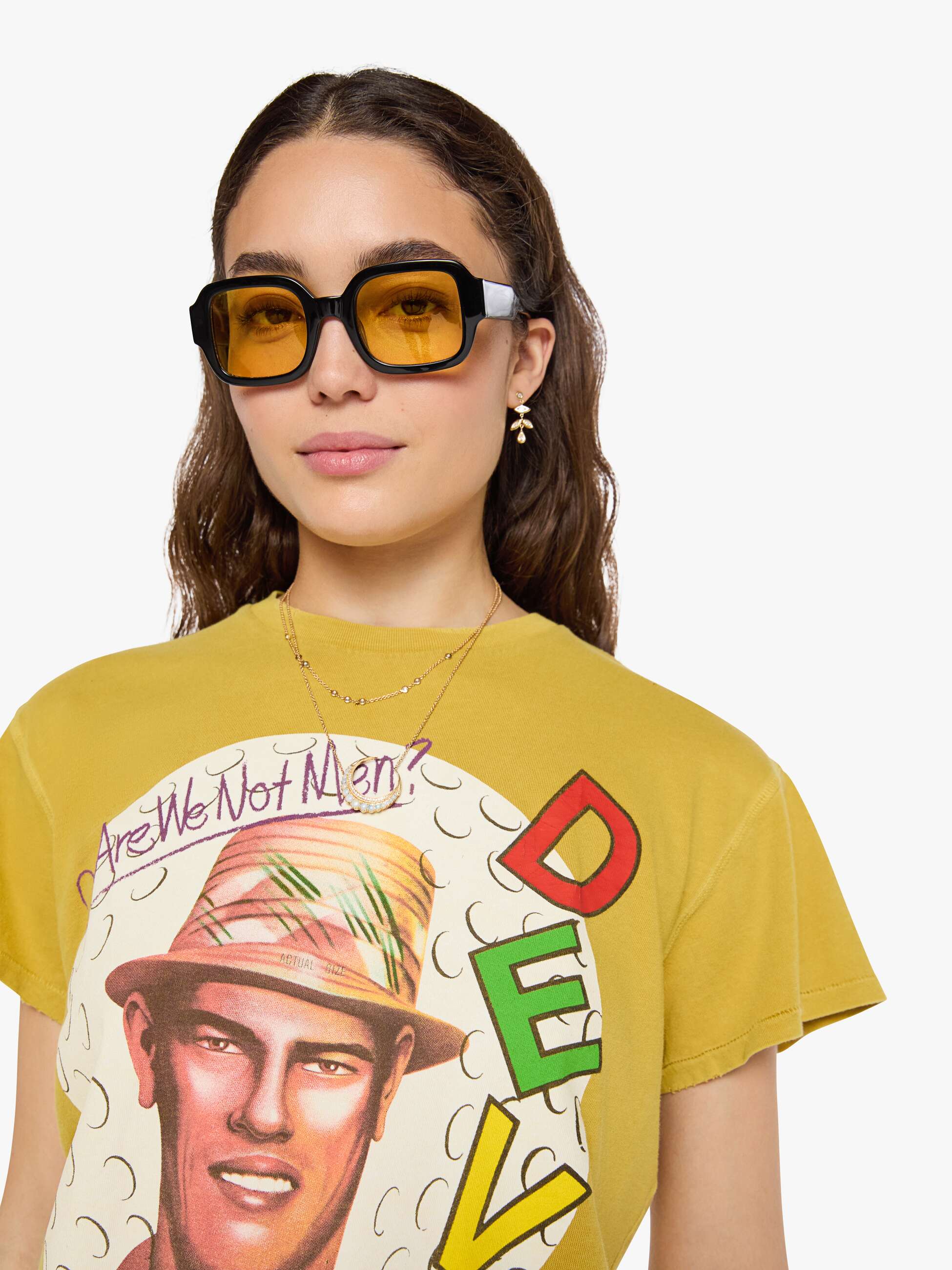 MadeWorn Devo Tee - Sandstone | MOTHER DENIM