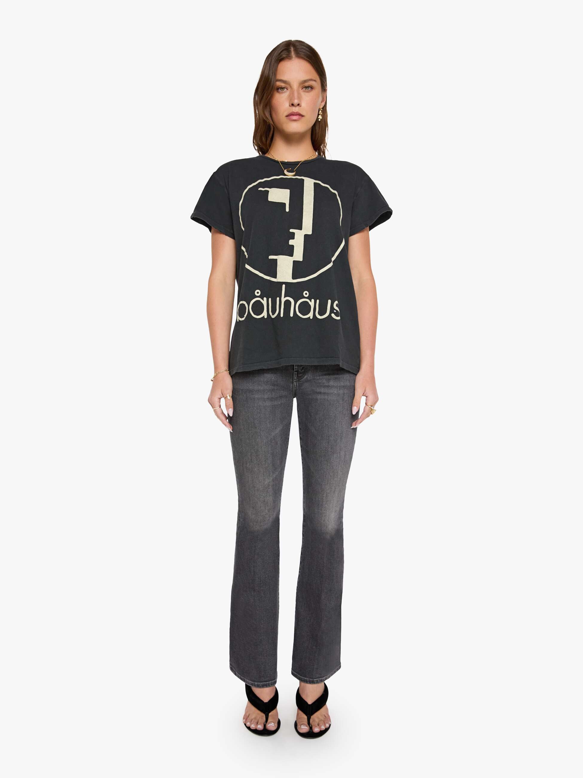 MadeWorn Bauhaus Tee - Coal | MOTHER DENIM