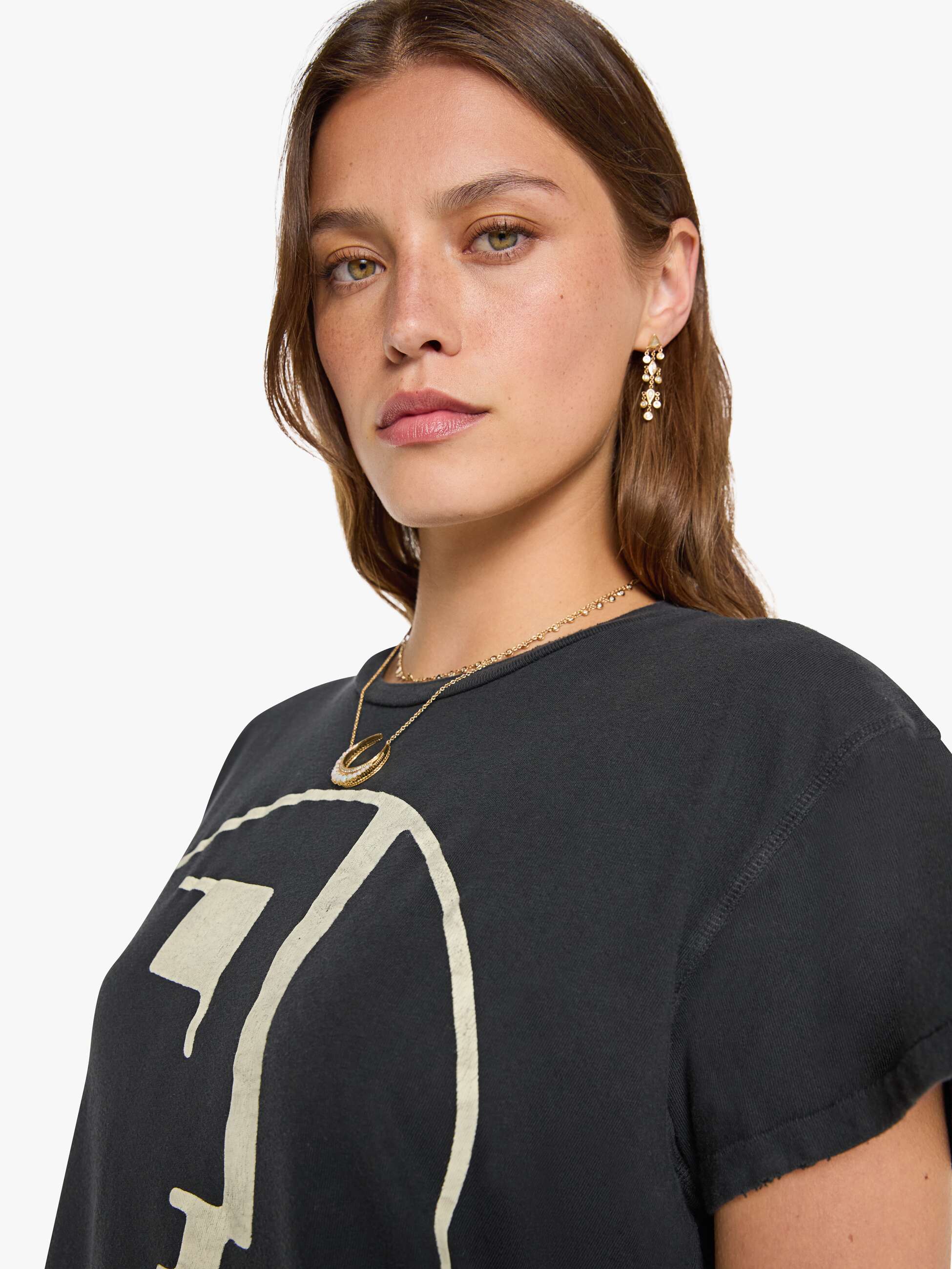 MadeWorn Bauhaus Tee - Coal | MOTHER DENIM
