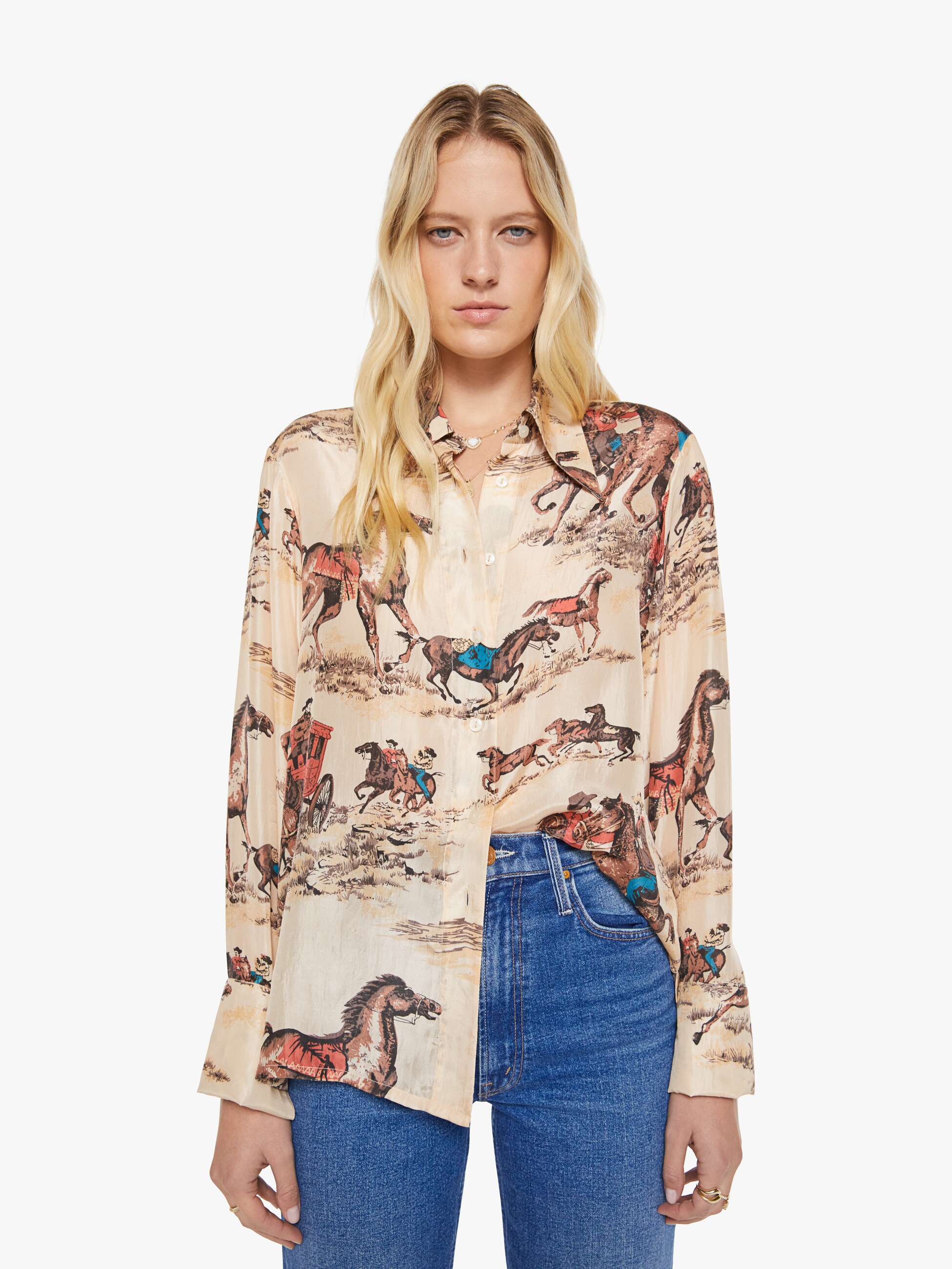 Alix Of Bohemia Dana Shirt - Canyon Cowboy | MOTHER DENIM