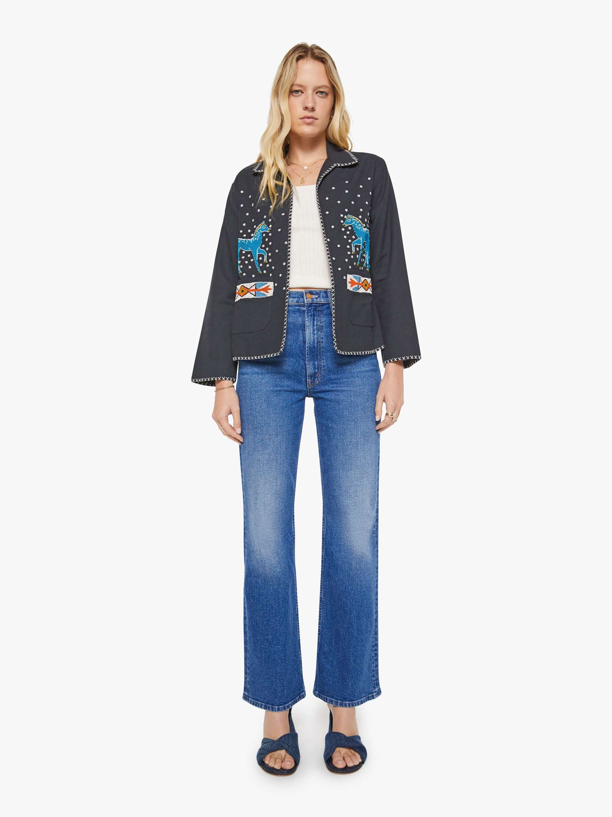 Alix of Bohemia Francis Jacket - Fete Mare | MOTHER DENIM