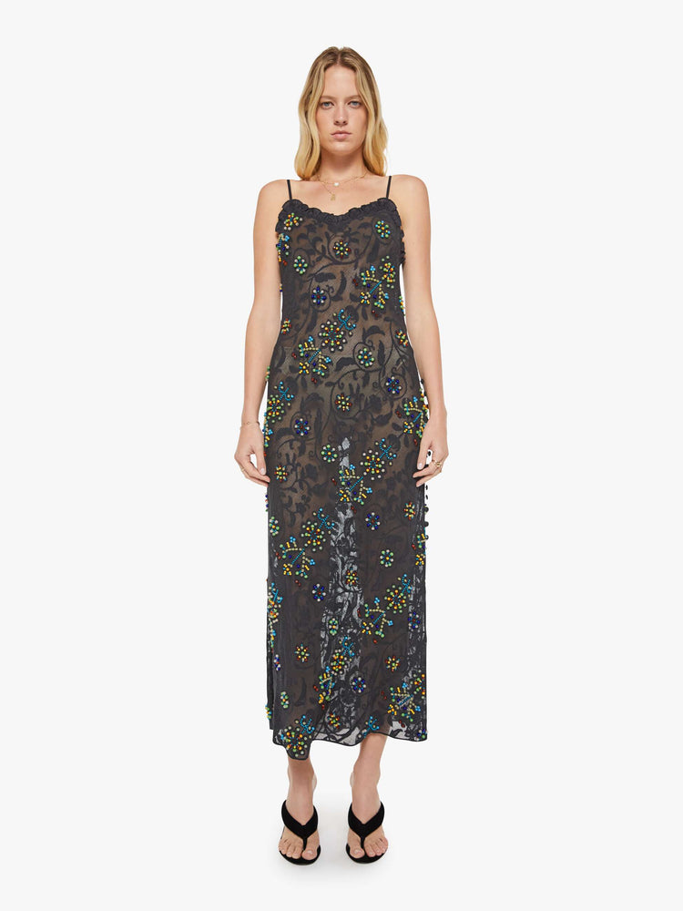 Alix of Bohemia Athens Dress - Onyx Sprig