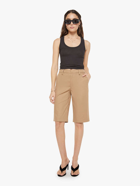SPRWMN Bermuda Trousers - Khaki | MOTHER DENIM