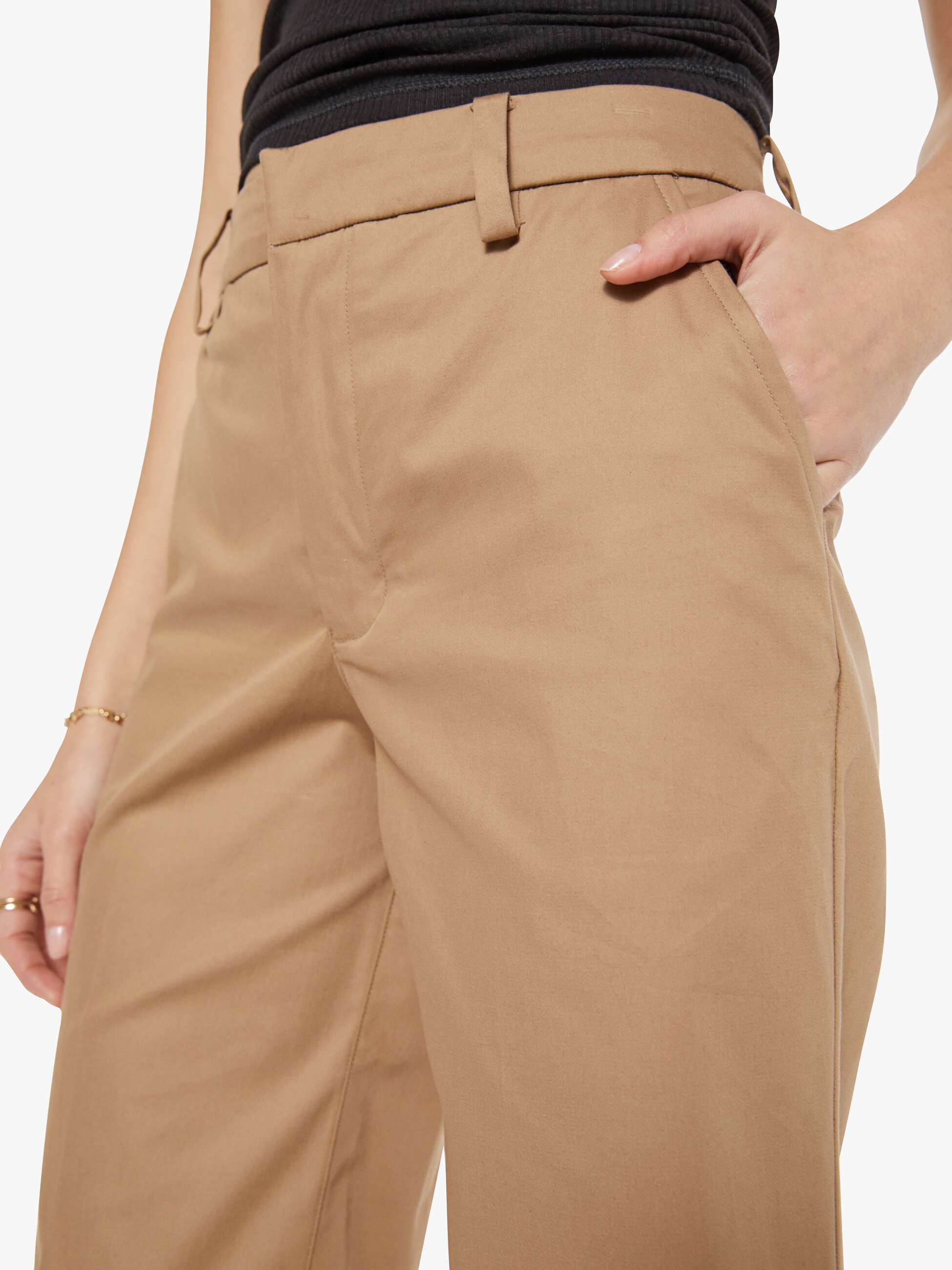 SPRWMN Bermuda Trousers - Khaki | MOTHER DENIM