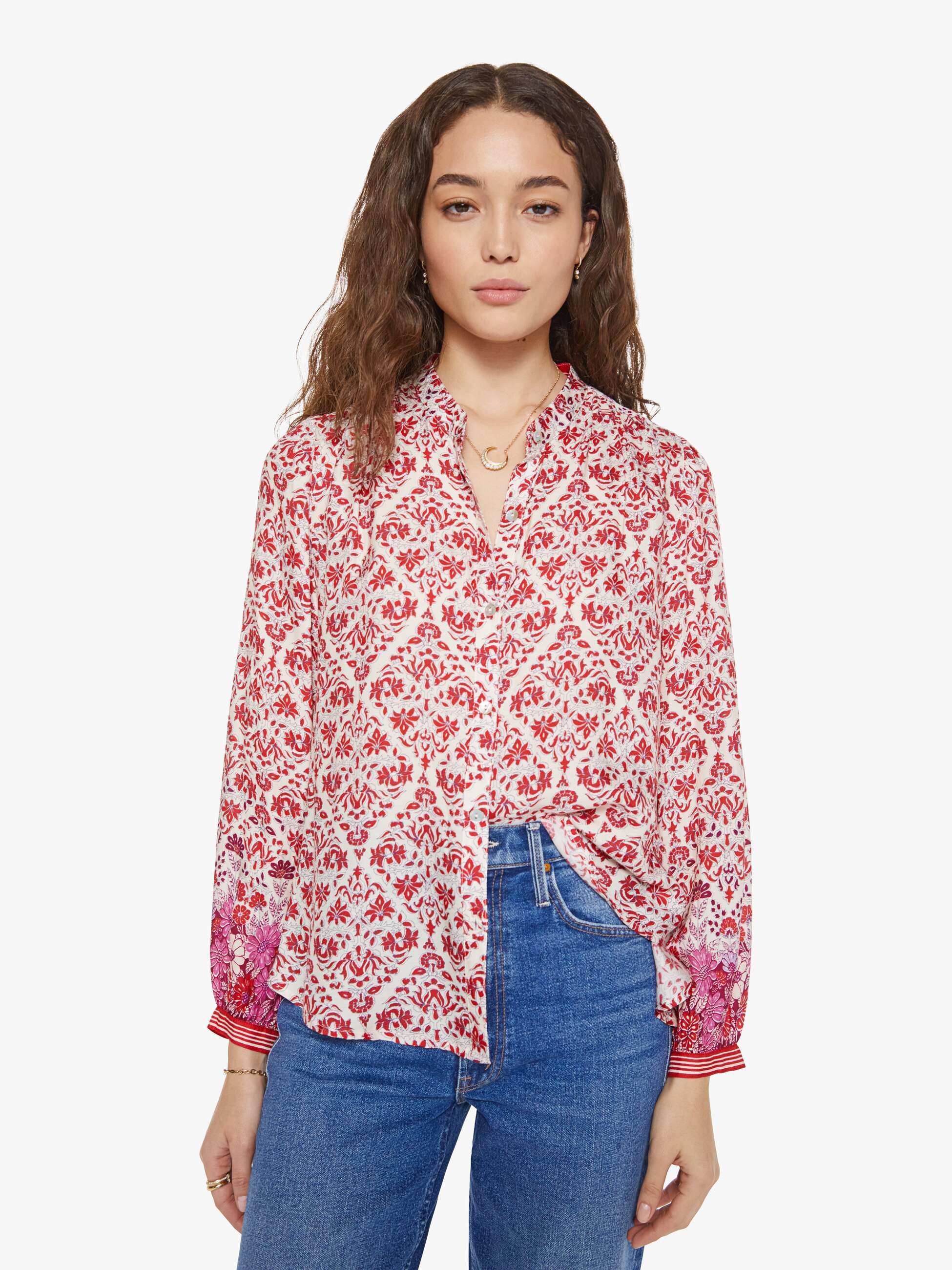 XiRENA Faye Shirt - Crushberry | MOTHER DENIM