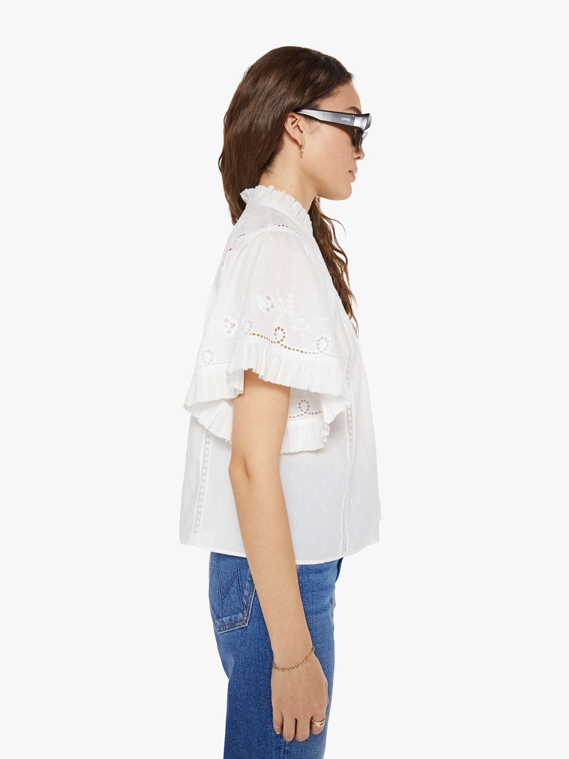 XiRENA Mae Shirt - White | MOTHER DENIM