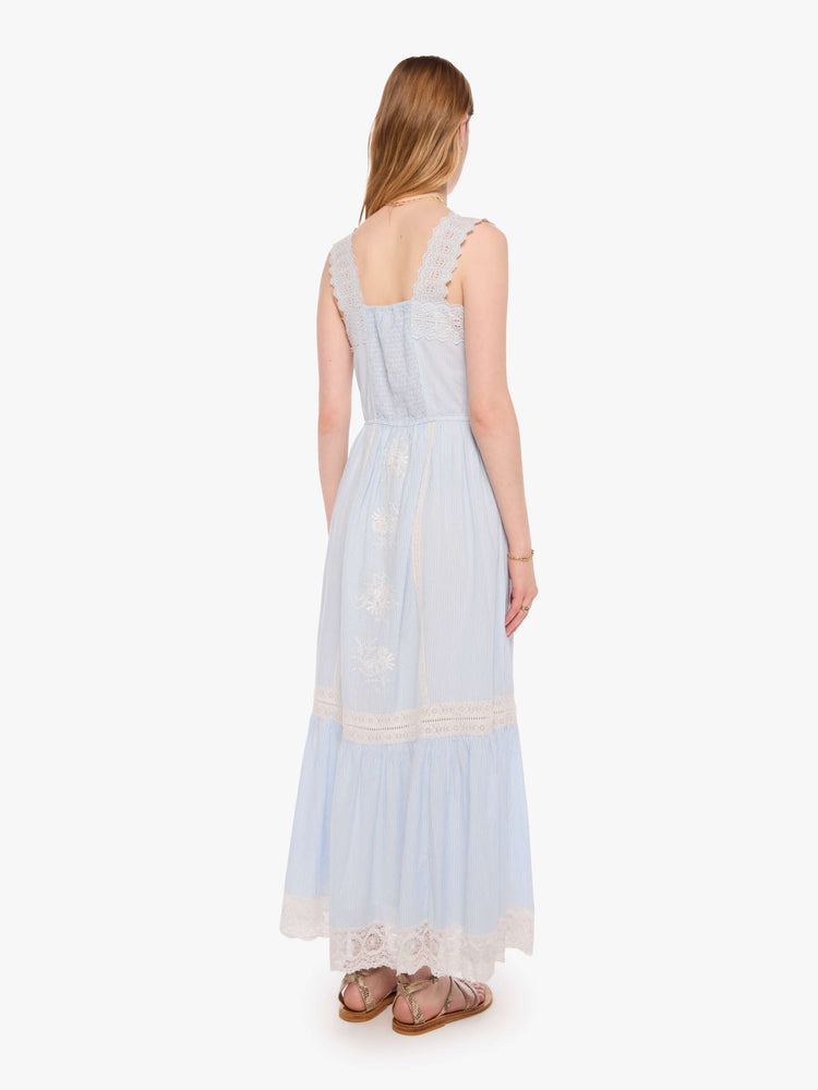 XiRENA Anita Dress White Stripe in Blue - Size Medium (also XS,S,L) XiRENA Anita Dress White Stripe in Blue - Size Medium (also XS,S,L)