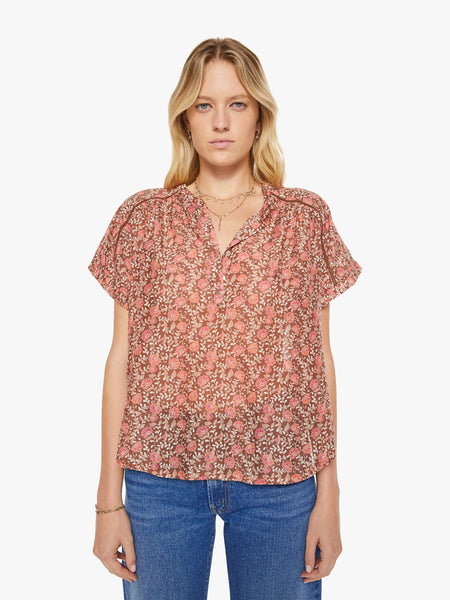 HYEON ヘヨン kinoco blouse XiRENA Baylee Top - Sienna Petals | MOTHER DENIM