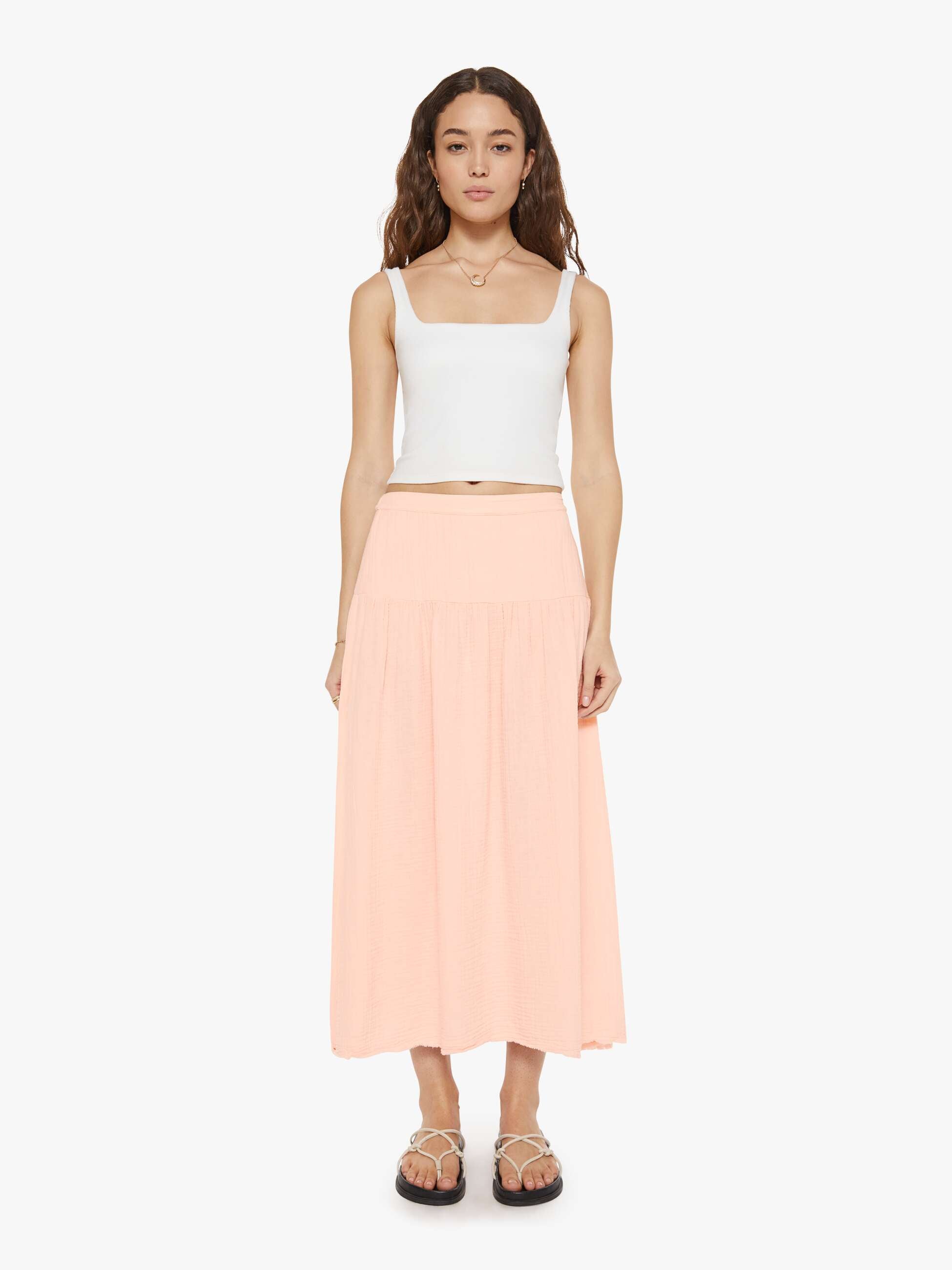 XiRENA Evelyn Skirt - Pink Dawn | MOTHER DENIM
